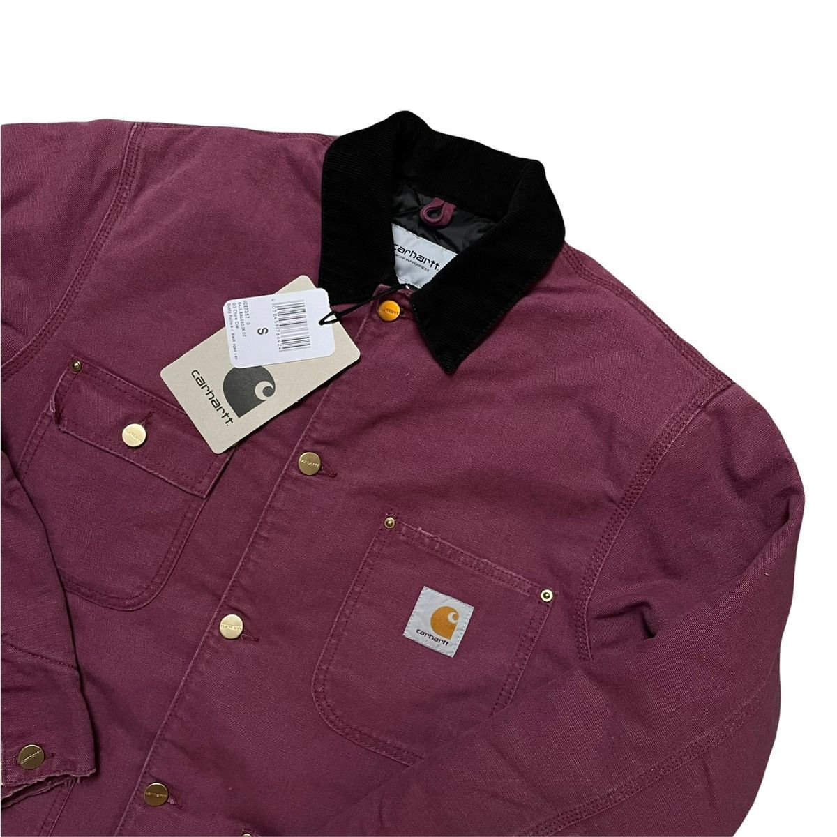 Carhartt × Carhartt Wip × Vintage Carhartt OG Chore Coat Dusty Fuchsia S Size US S / EU 44-46 / 1 - 2 Thumbnail