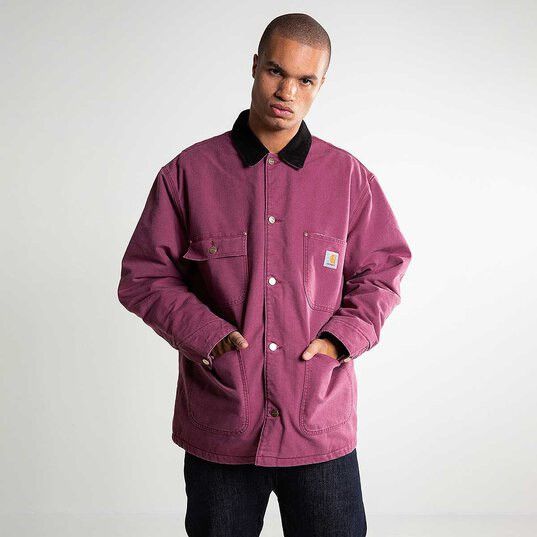 Carhartt × Carhartt Wip × Vintage Carhartt OG Chore Coat Dusty Fuchsia S Size US S / EU 44-46 / 1 - 3 Thumbnail