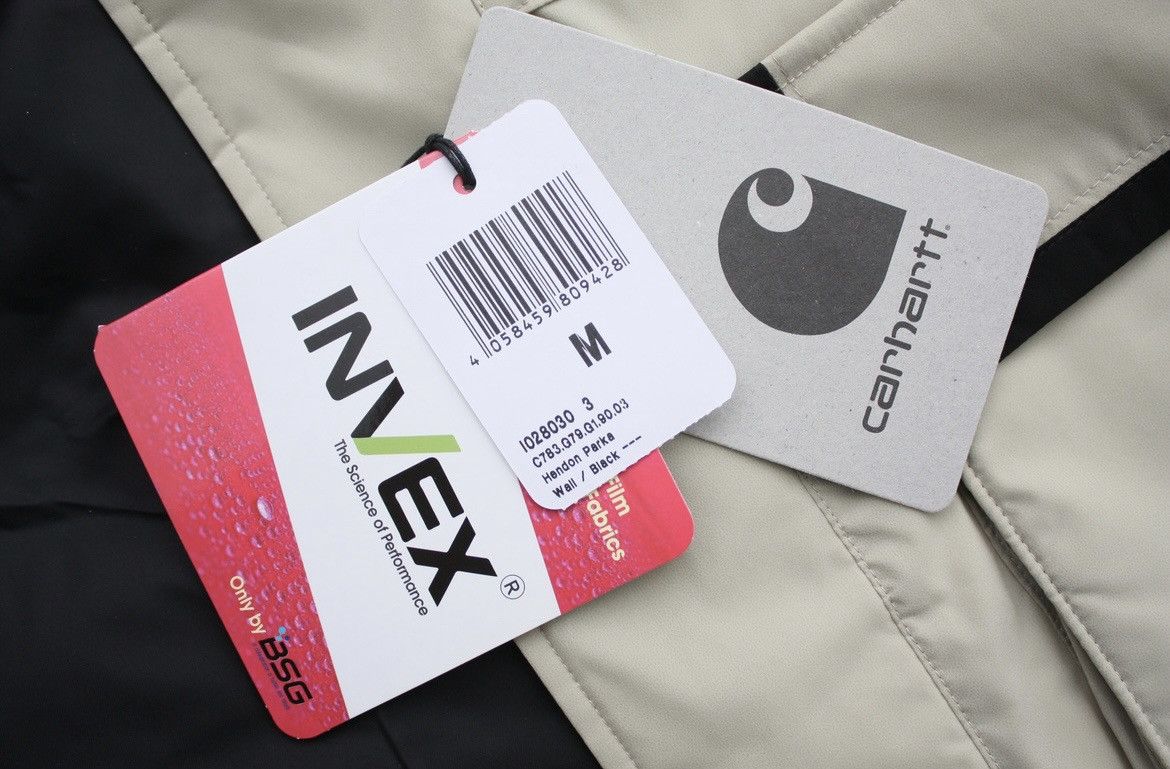 Carhartt WIP Hendon Parka Beige NWT M
