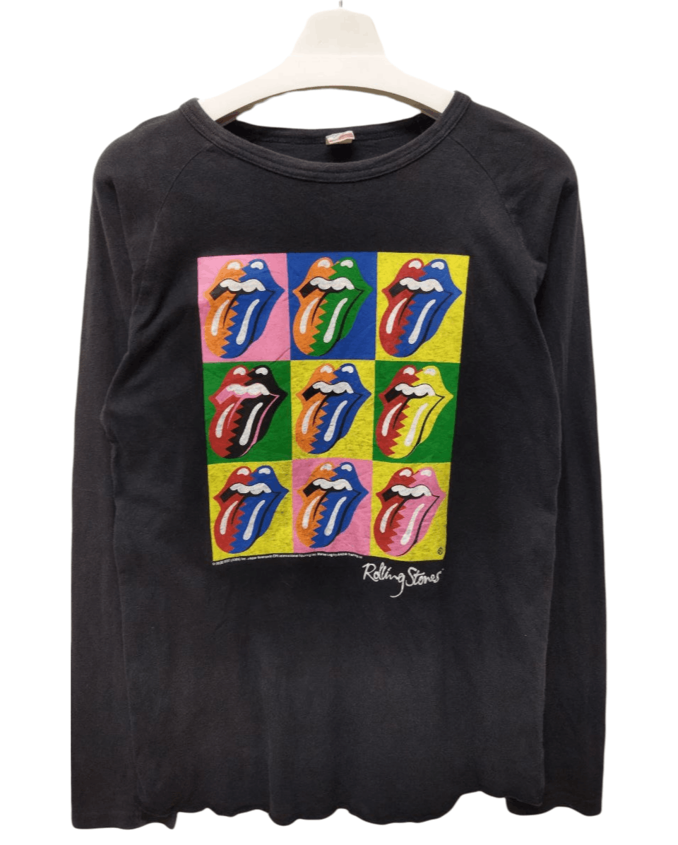 Band Tees Vintage Rolling Stones 9 Tongue Ls Tshirt Size US L / EU 52-54 / 3 - 1 Thumbnail