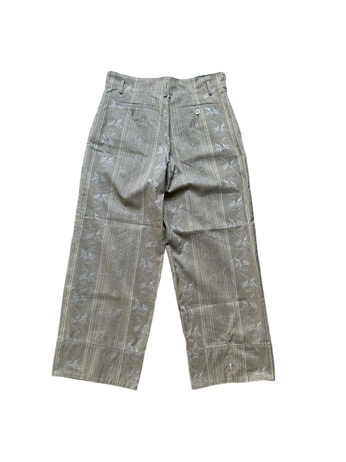 image of Avant Garde x Hiroko Koshino Homme Hiroko Koshino Pret A Porter Collection Pant in Floral (Size 32)