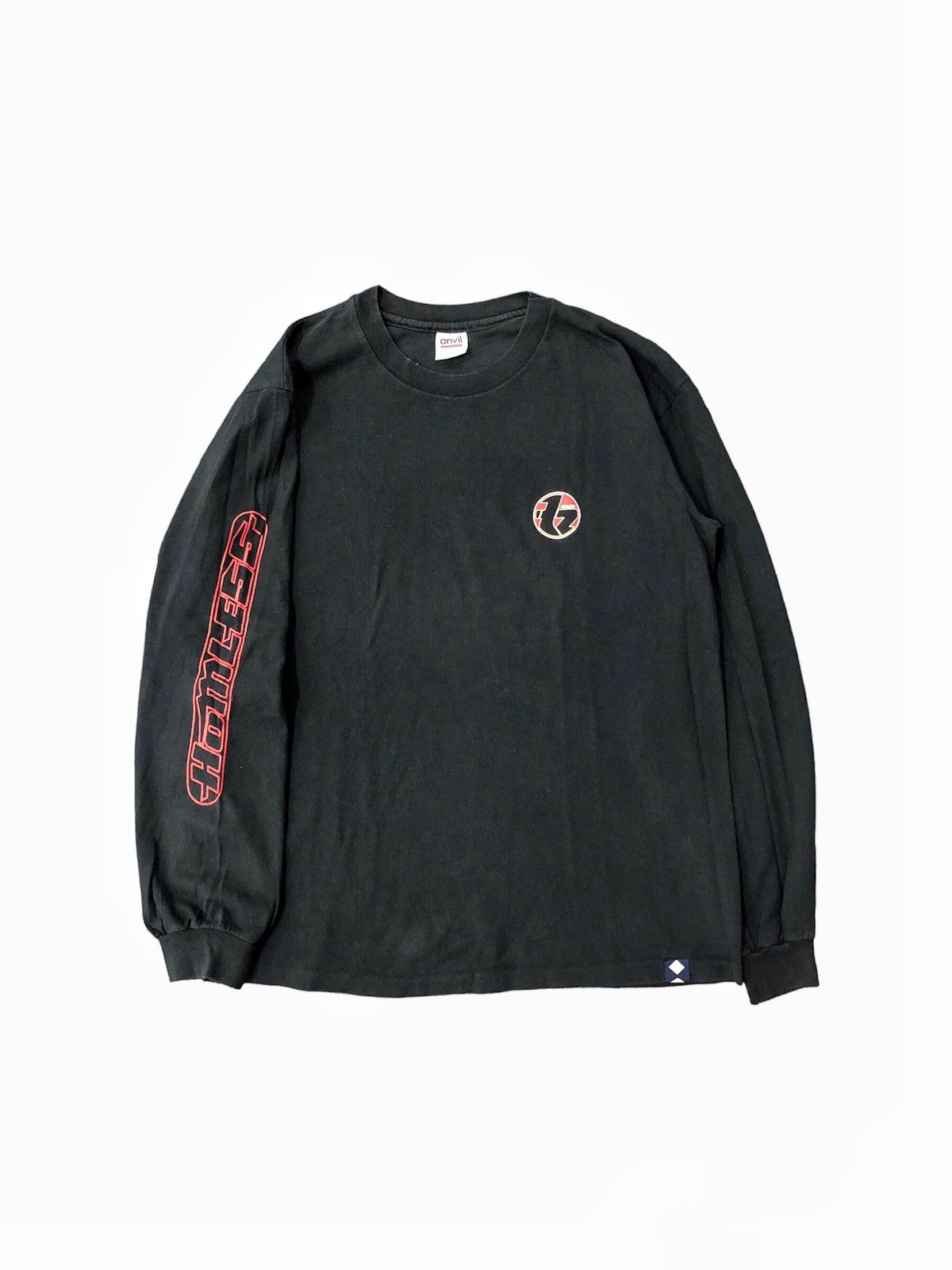 Vintage Rare 1990s Homless streetwear long sleeve Size US L / EU 52-54 / 3 - 1 Thumbnail
