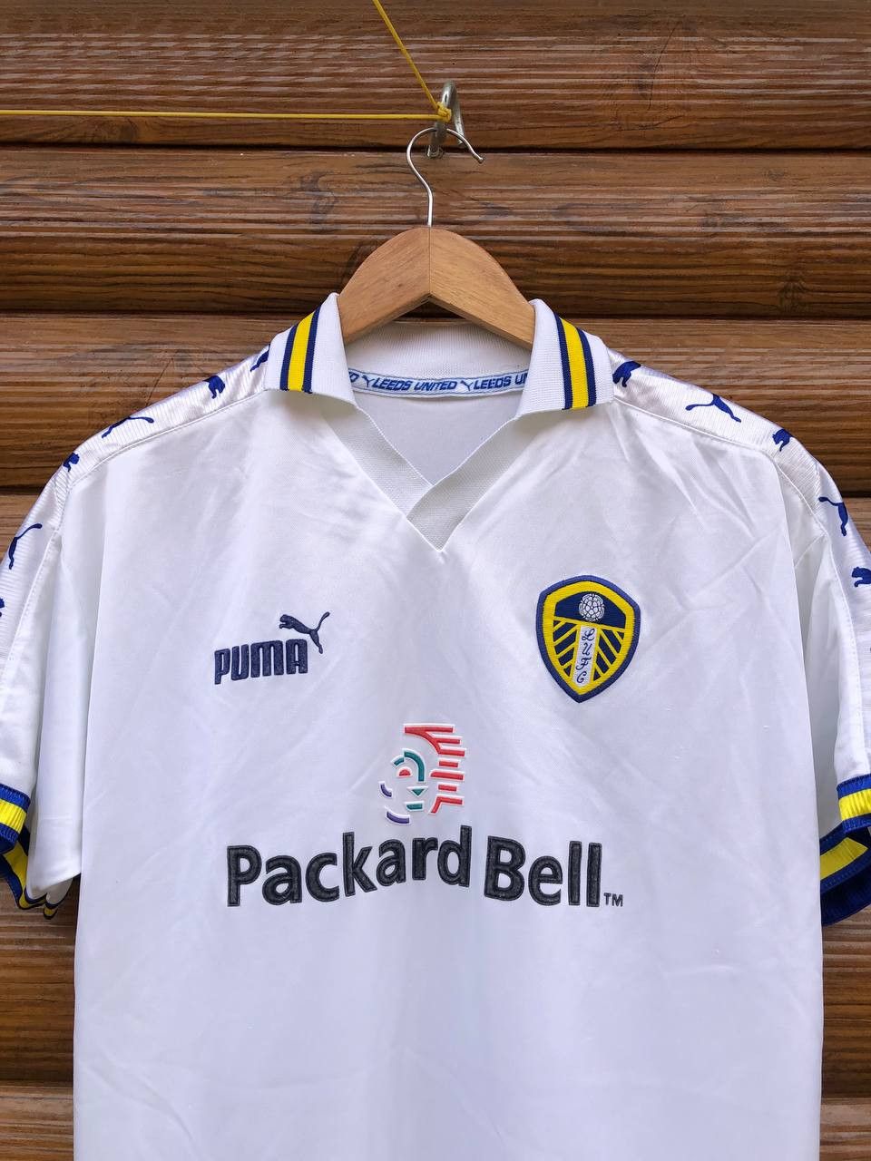 Puma Leeds United 1998 1999 2000 Vintage Home Shirt Puma Size US S / EU 44-46 / 1 - 2 Thumbnail