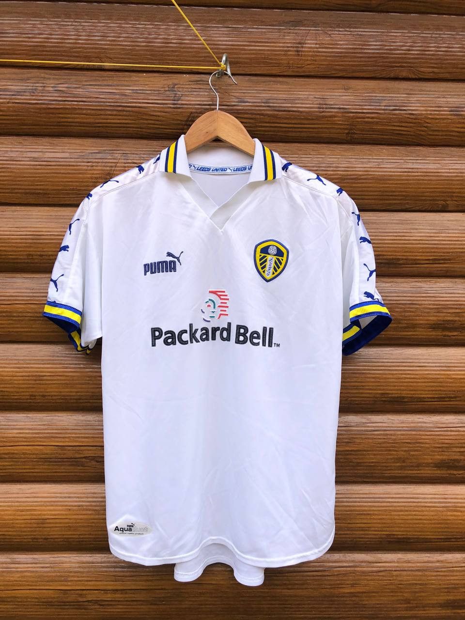 Puma Leeds United 1998 1999 2000 Vintage Home Shirt Puma Size US S / EU 44-46 / 1 - 1 Thumbnail
