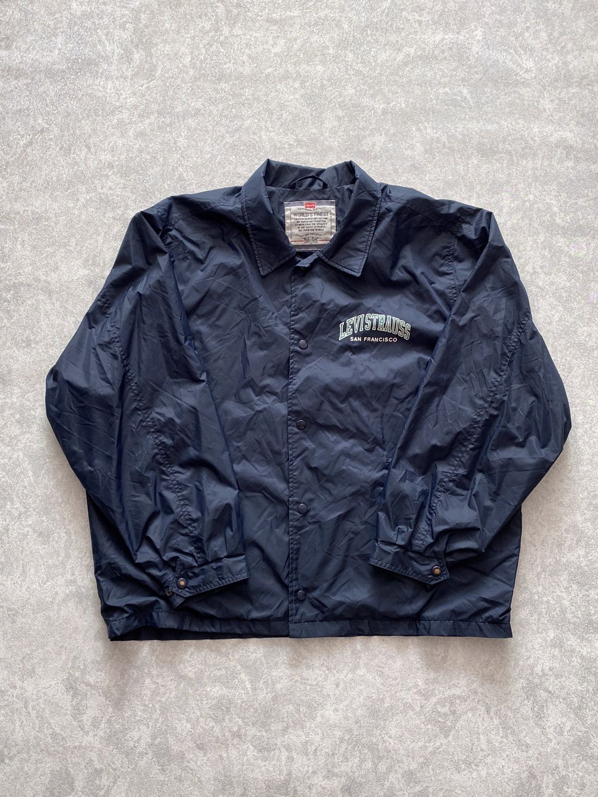 Levi's Vintage Levi’s Varsity Nylon Bomber Jacket Size US L / EU 52-54 / 3 - 1 Thumbnail