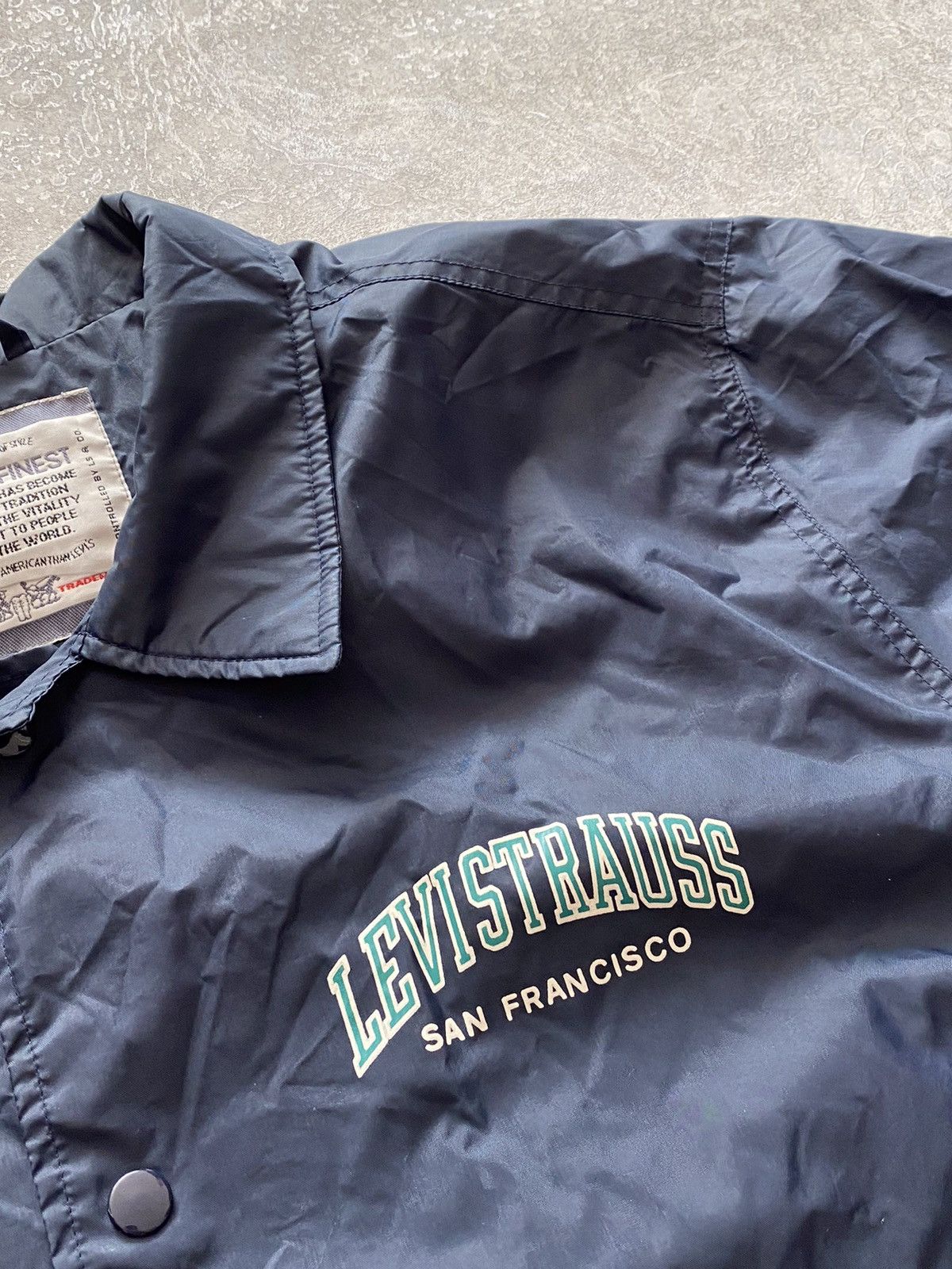 Levi's Vintage Levi’s Varsity Nylon Bomber Jacket Size US L / EU 52-54 / 3 - 2 Thumbnail