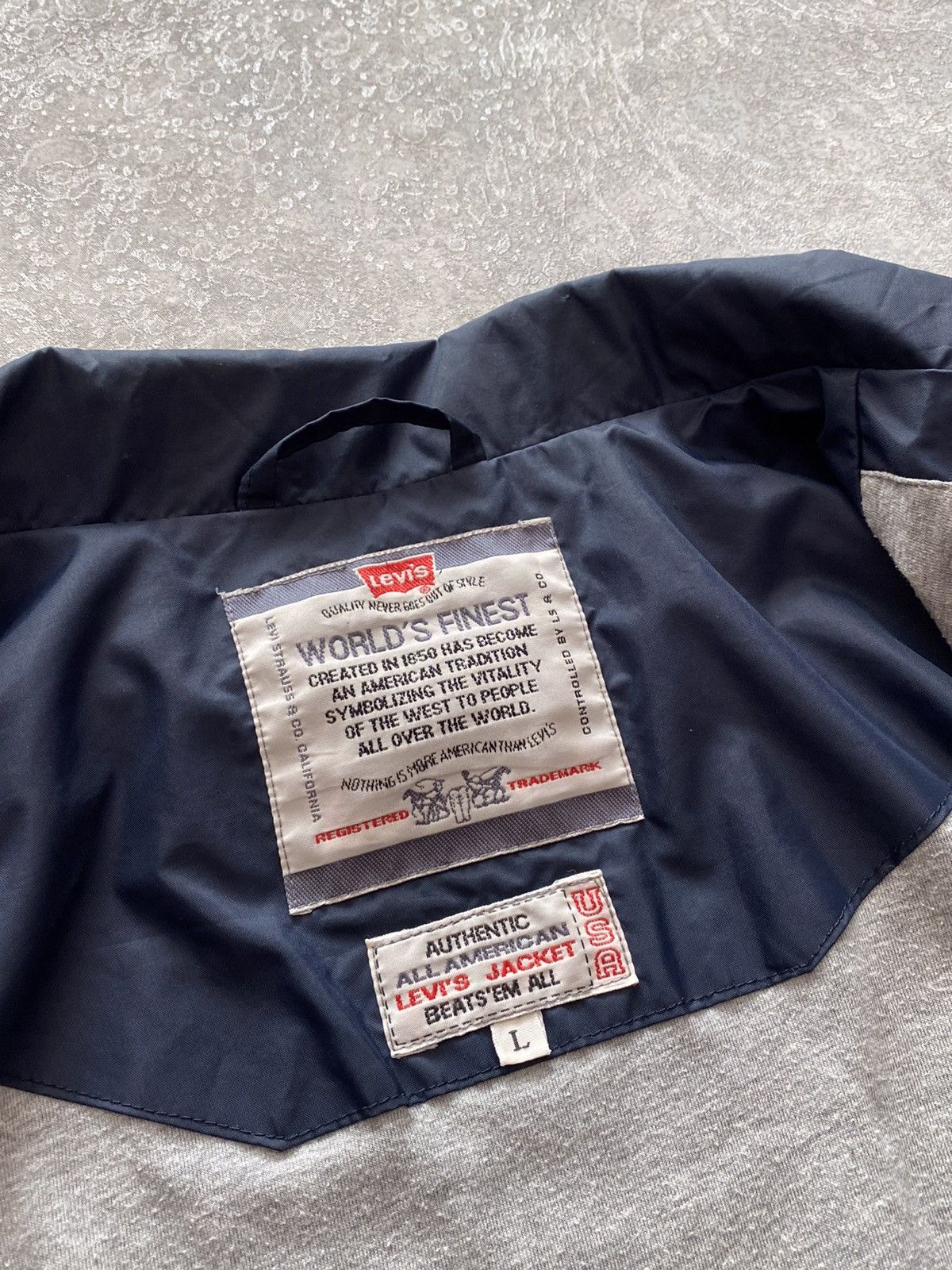 Levi's Vintage Levi’s Varsity Nylon Bomber Jacket Size US L / EU 52-54 / 3 - 4 Thumbnail