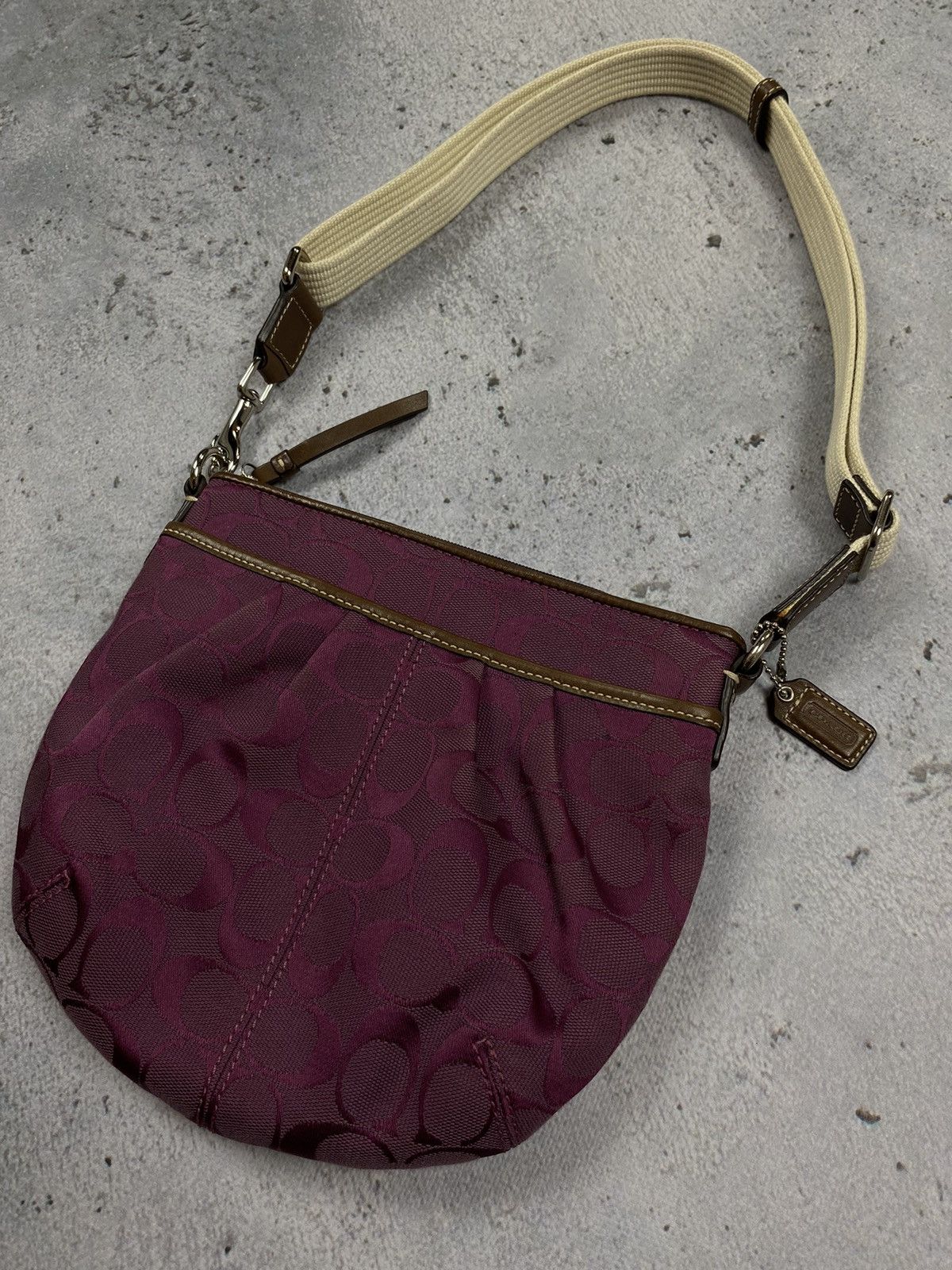 Coach × Vintage Coach logo bag baguette bag mama bag y2k Size ONE SIZE - 2 Thumbnail