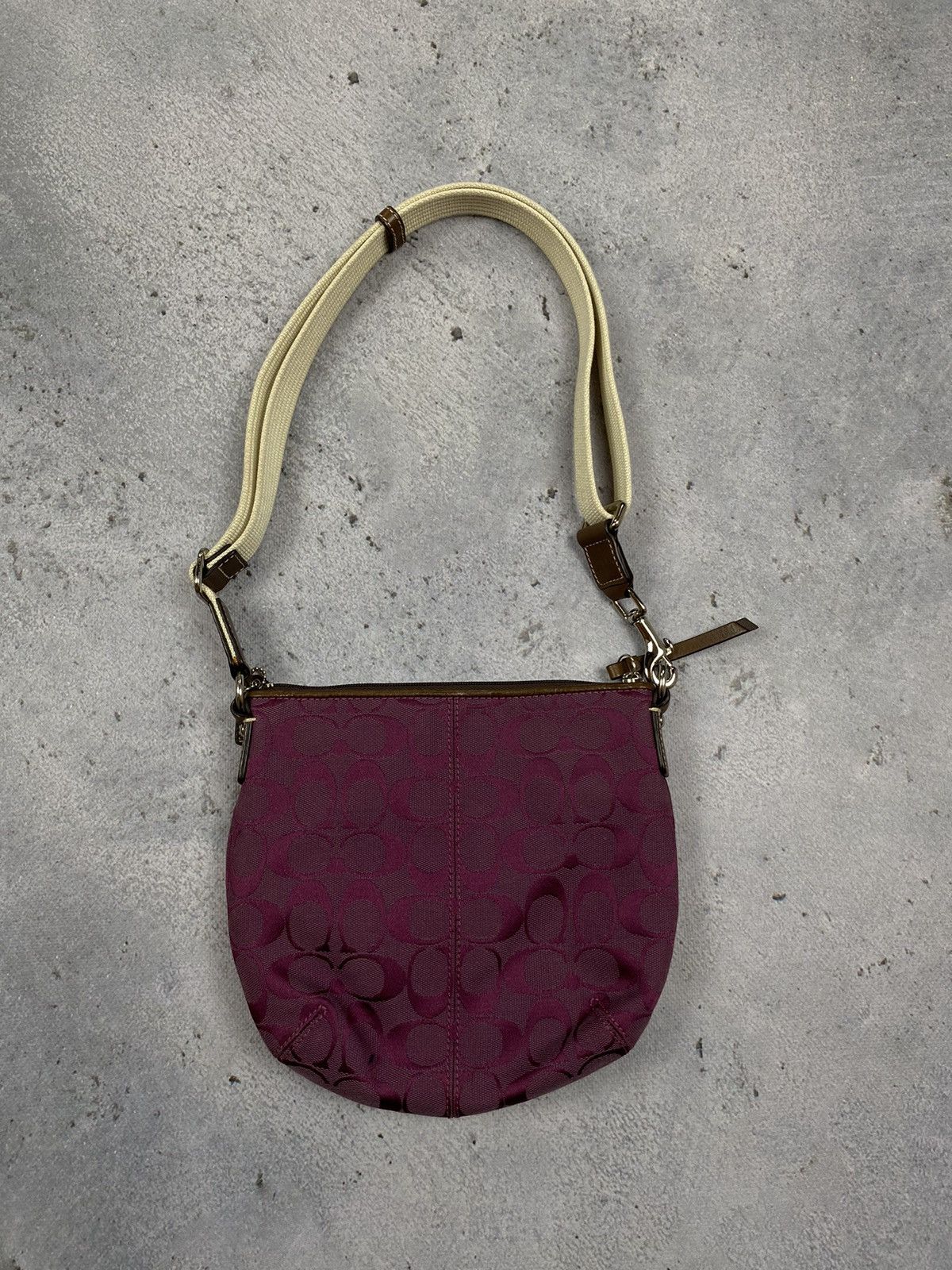 Coach × Vintage Coach logo bag baguette bag mama bag y2k Size ONE SIZE - 3 Thumbnail