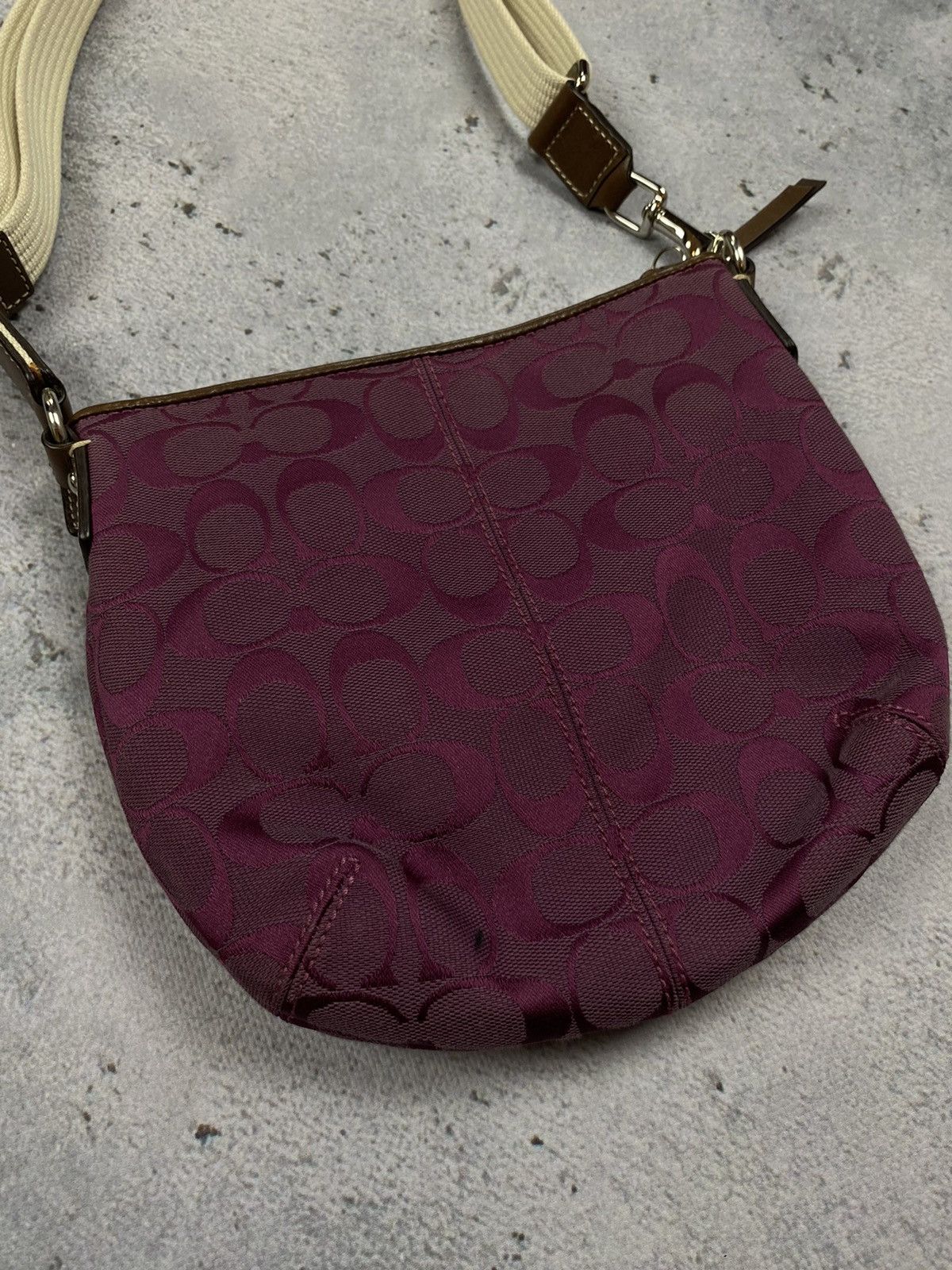Coach × Vintage Coach logo bag baguette bag mama bag y2k Size ONE SIZE - 4 Thumbnail