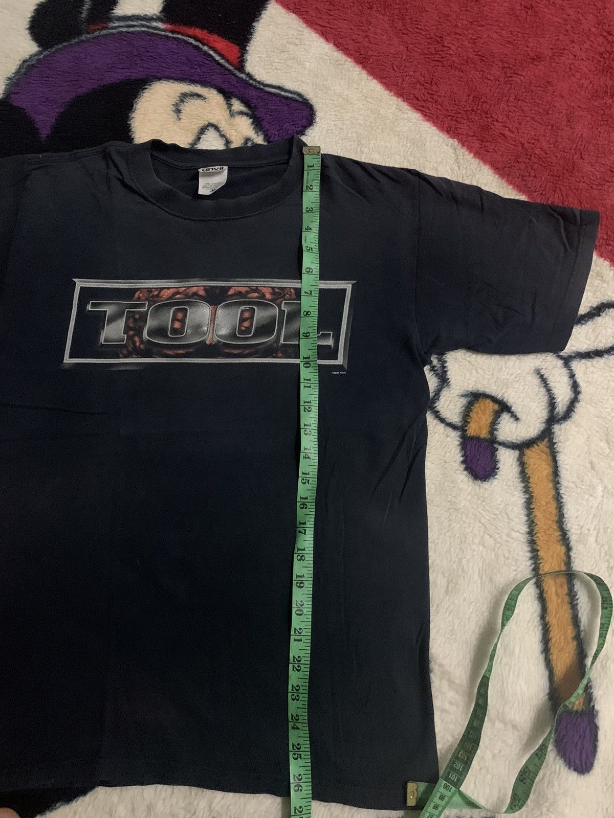 Band Tees × Vintage VINTAGE 2004 TOOL BIG BRAIN PRINT FADED TSHIRT RARE Size US M / EU 48-50 / 2 - 11 Thumbnail