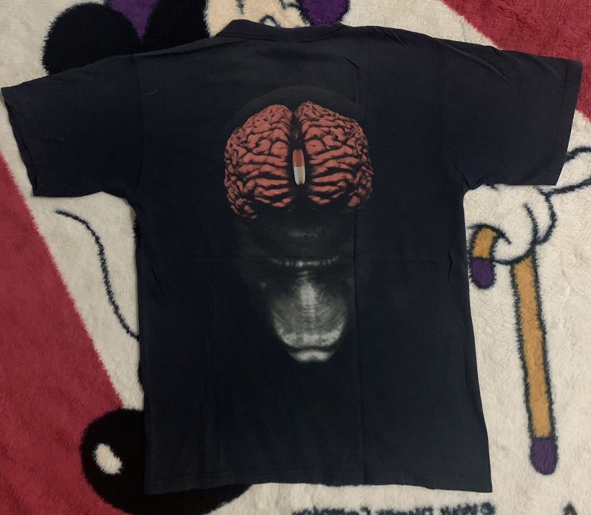 Band Tees × Vintage VINTAGE 2004 TOOL BIG BRAIN PRINT FADED TSHIRT RARE Size US M / EU 48-50 / 2 - 5 Thumbnail