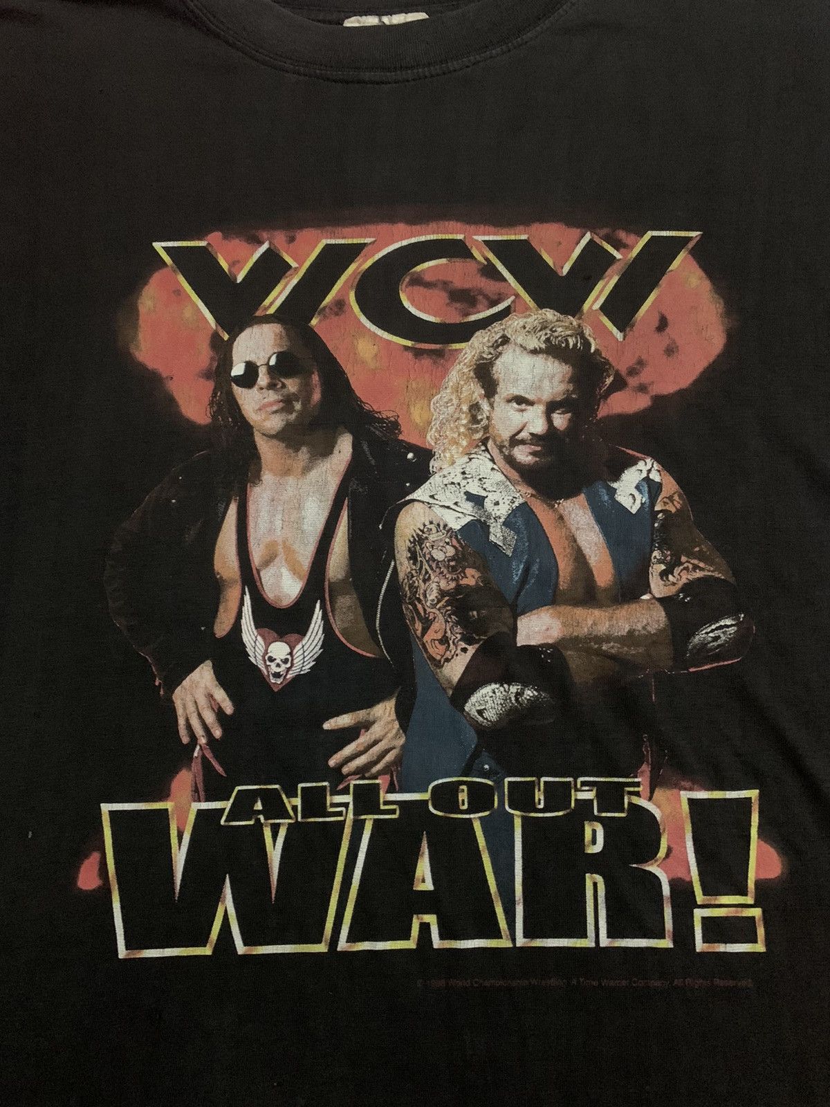 Vintage × WCW/nWo Vintage 1998 wcw “all out war” Size US XL / EU 56 / 4 - 2 Thumbnail