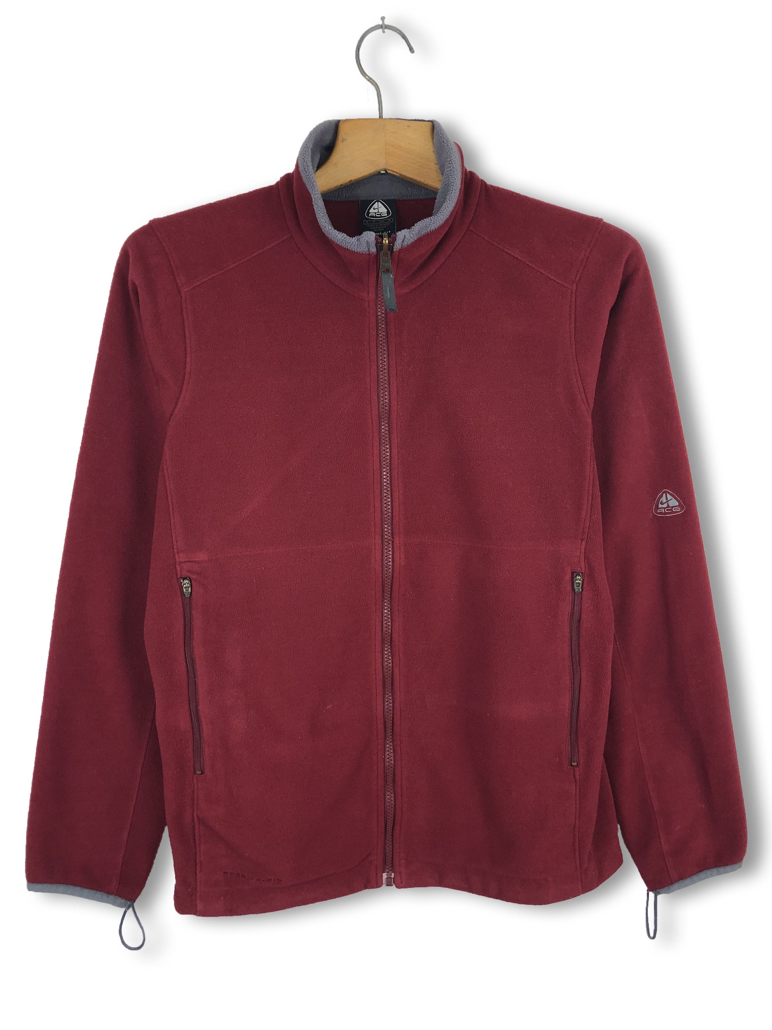Nike ACG 90s Vintage NIKE ACG Red Zipped Fleece M92 Size US M / EU 48-50 / 2 - 1 Thumbnail