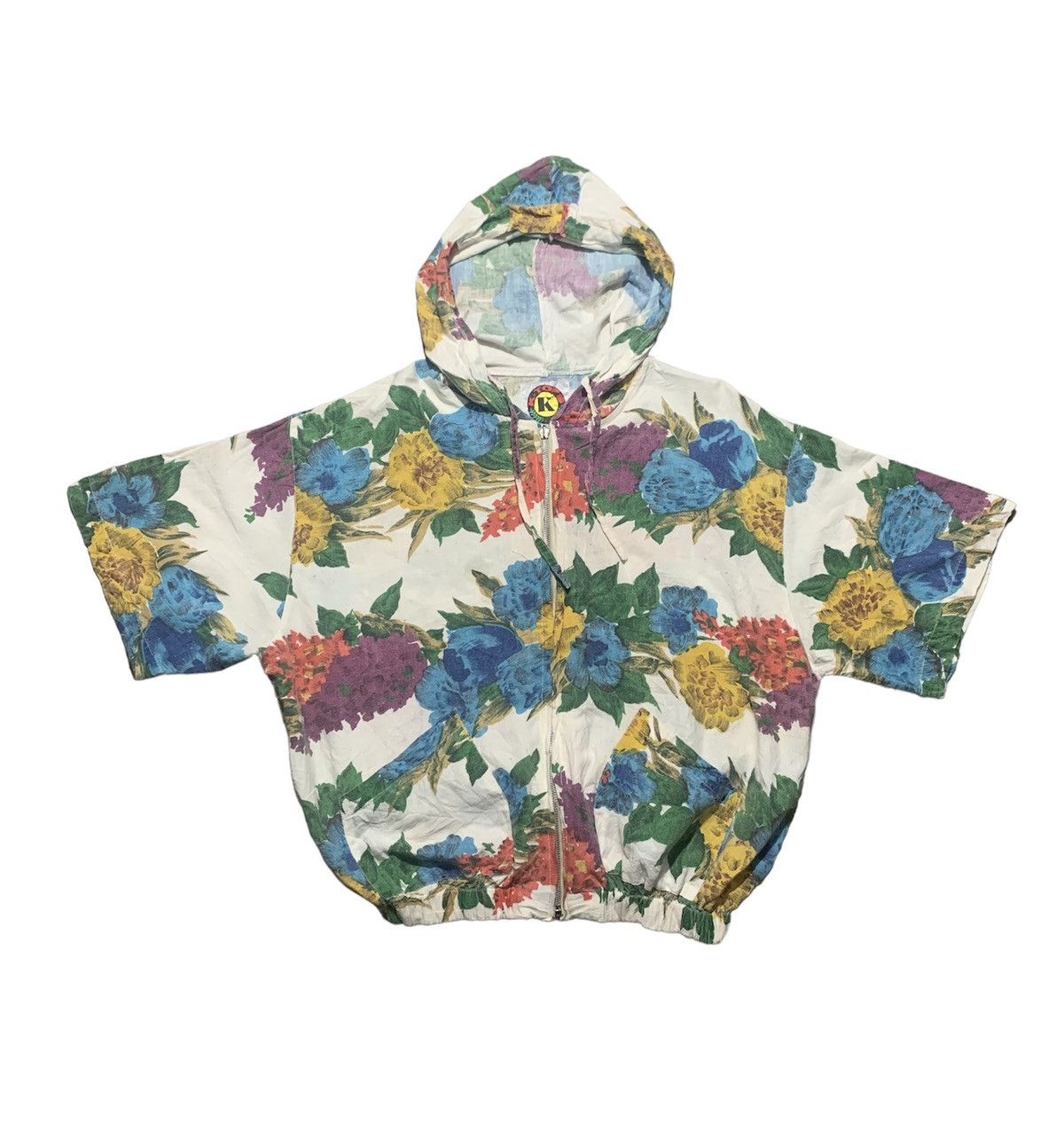 Japanese Brand Vintage Japanese Brand K.Tops Floral Hoodie Jacket Size US M / EU 48-50 / 2 - 1 Thumbnail