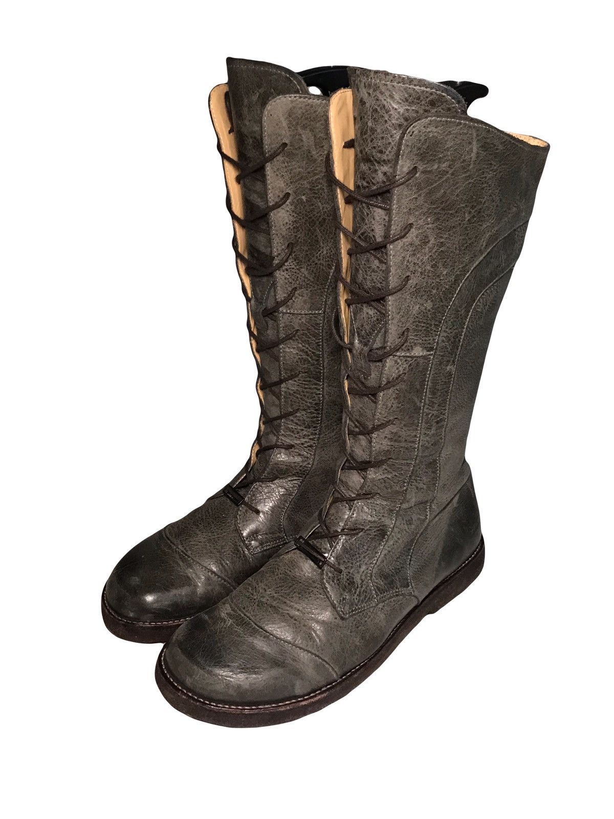 Leather Leather Angulus Hight Boots Lampo Size US 10 / IT 40 - 1 Thumbnail