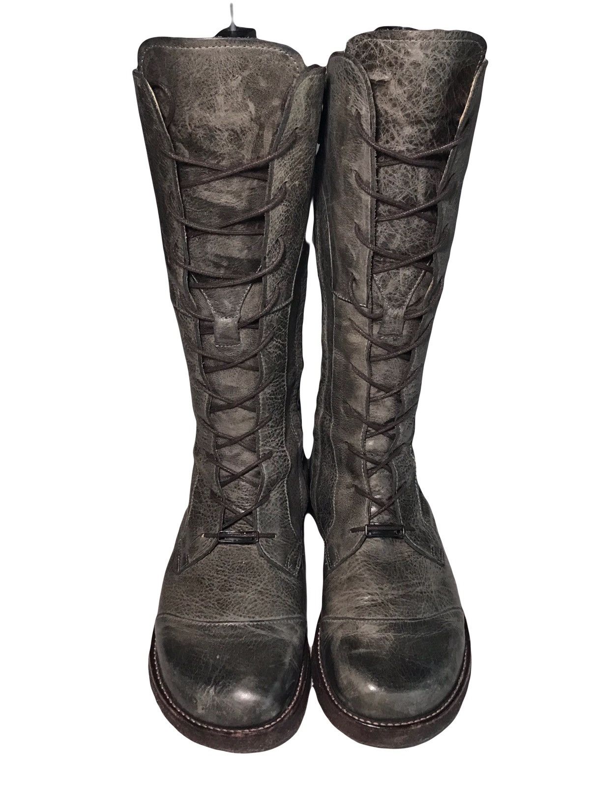 Leather Leather Angulus Hight Boots Lampo Size US 10 / IT 40 - 2 Thumbnail