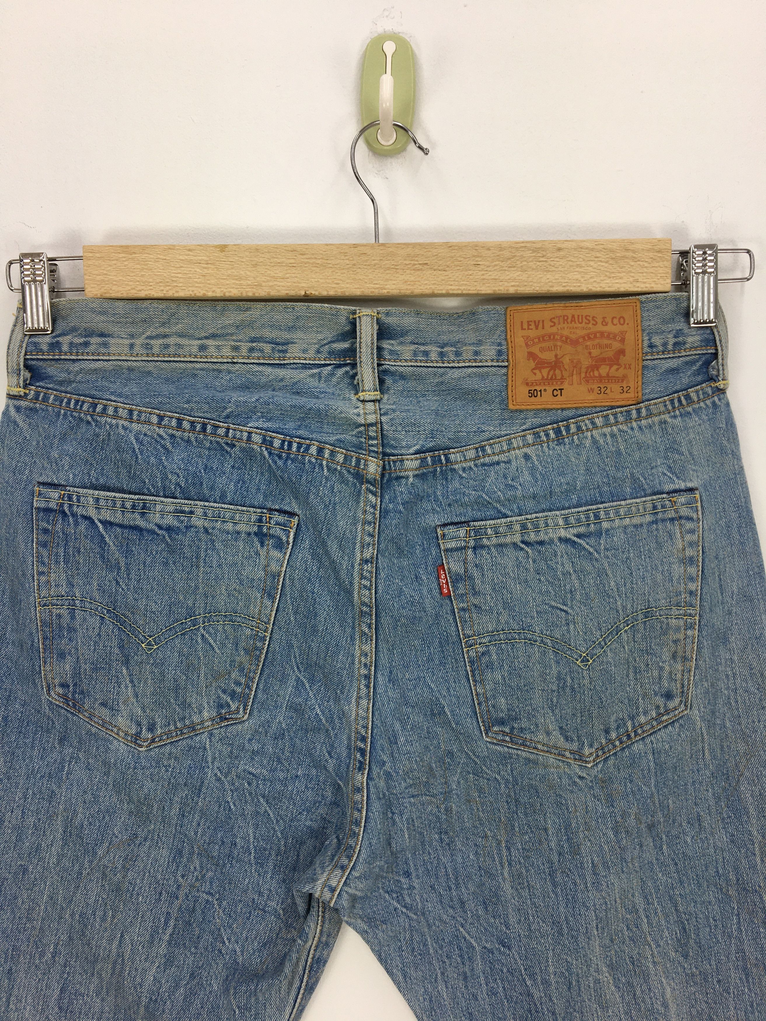 Levi's Vintage Y2K Levi's 501 Faded Jeans Levis Light Wash Denim Size US 32 / EU 48 - 6 Thumbnail