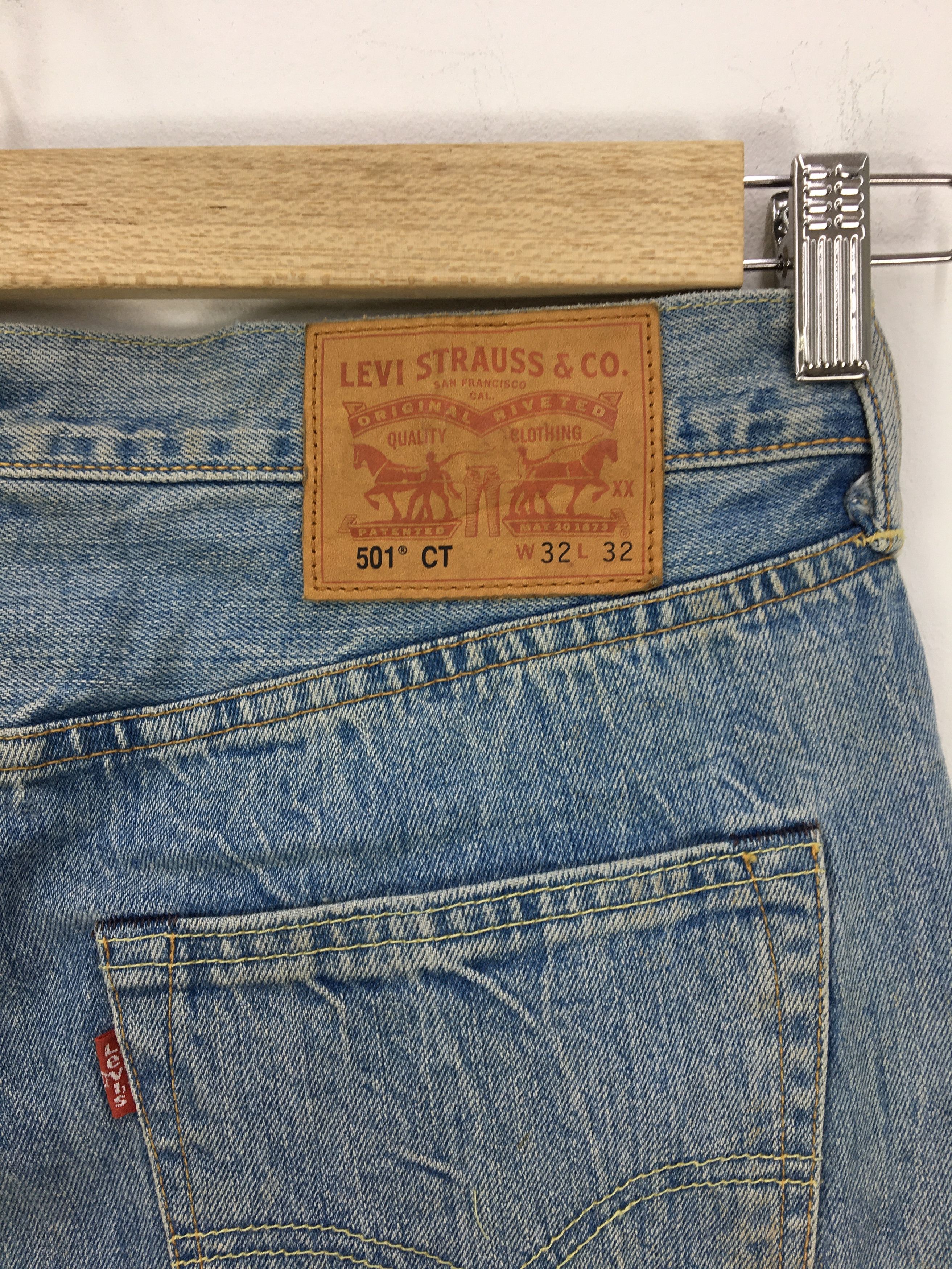 Levi's Vintage Y2K Levi's 501 Faded Jeans Levis Light Wash Denim Size US 32 / EU 48 - 9 Thumbnail