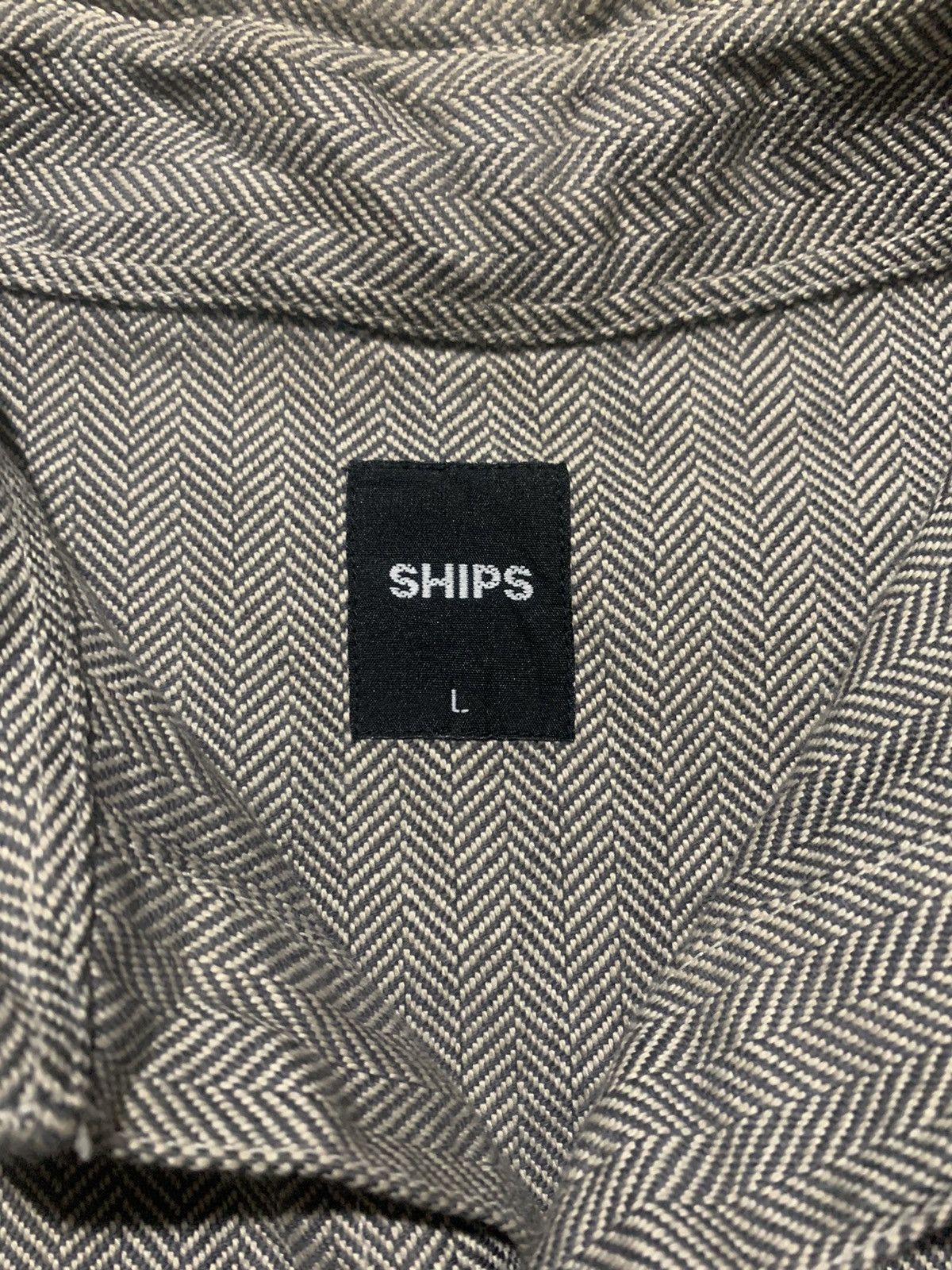 Japanese Brand Vintage Ships Shirt Jacket Size US L / EU 52-54 / 3 - 3 Thumbnail