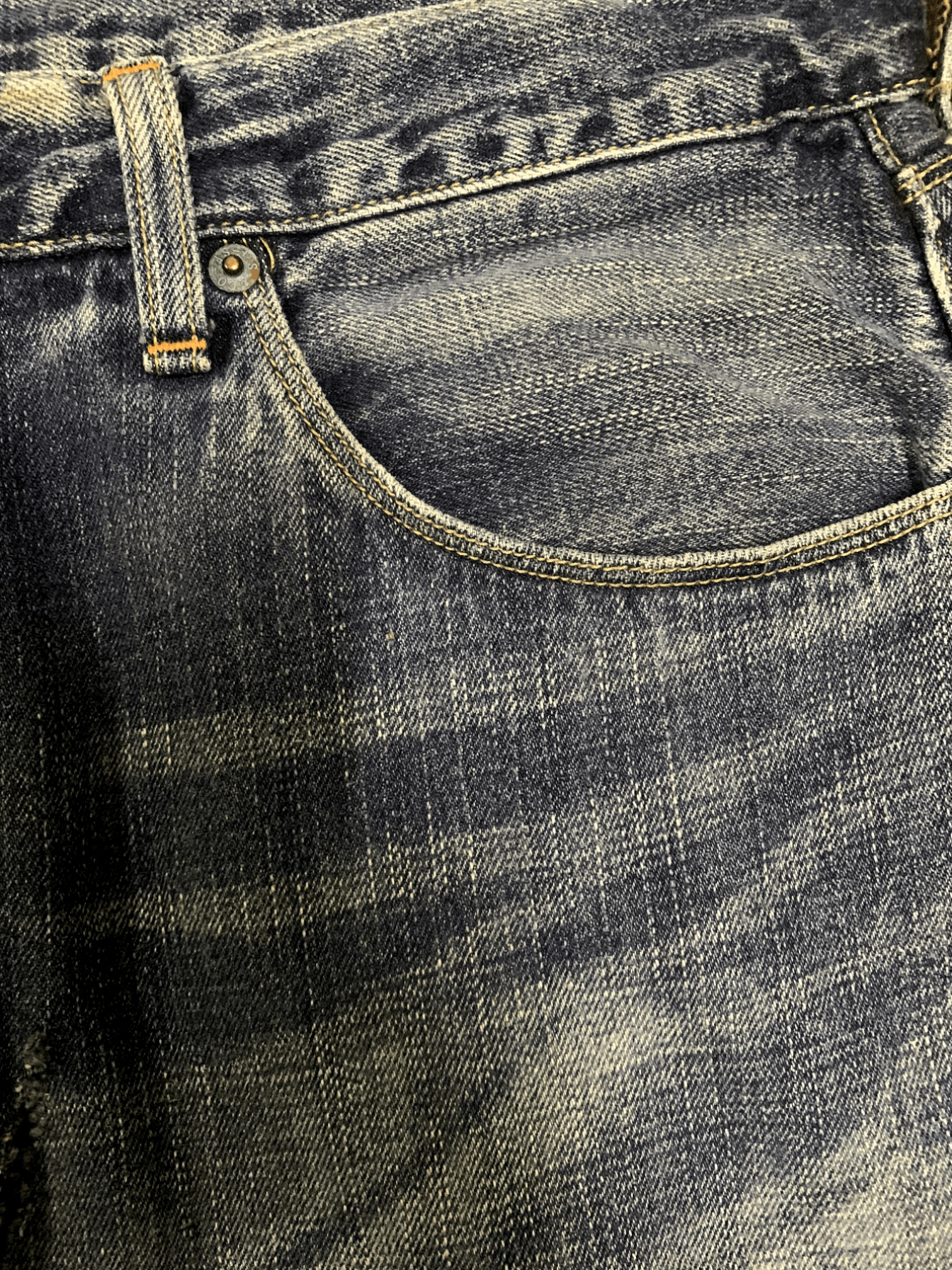 Levi's Vintage 90s Levis 554 Blue Wash Distressed Baggy Jeans 34x31 Size US 34 / EU 50 - 9 Thumbnail
