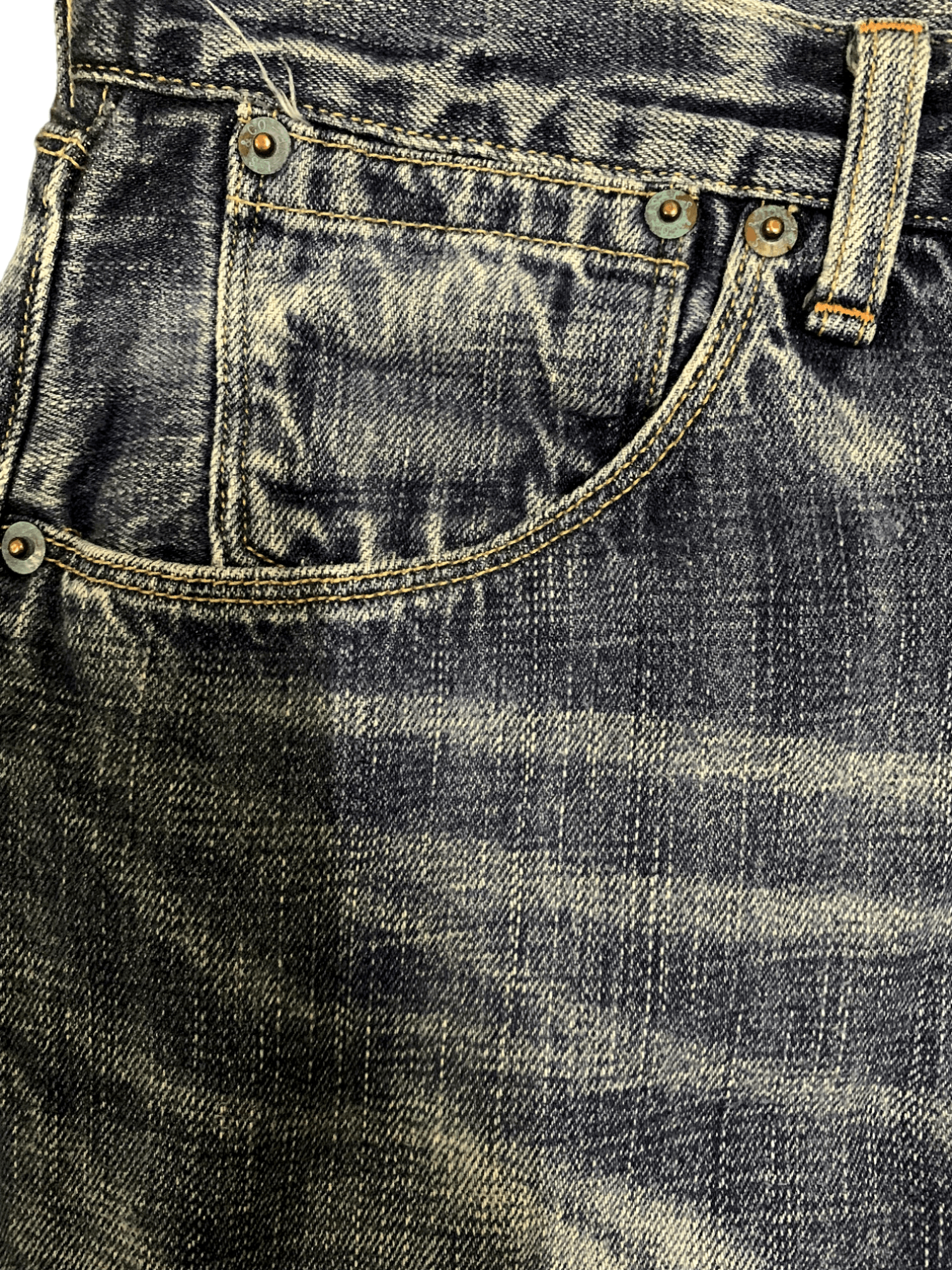 Levi's Vintage 90s Levis 554 Blue Wash Distressed Baggy Jeans 34x31 Size US 34 / EU 50 - 7 Thumbnail