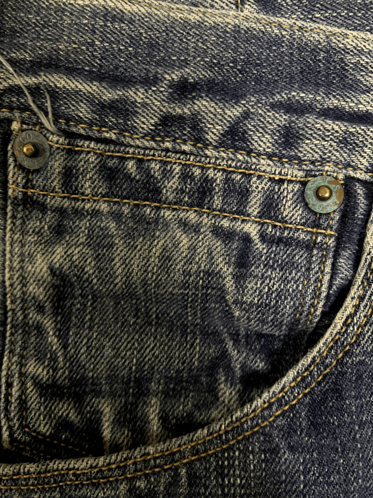 Levi's Vintage 90s Levis 554 Blue Wash Distressed Baggy Jeans 34x31 Size US 34 / EU 50 - 8 Thumbnail