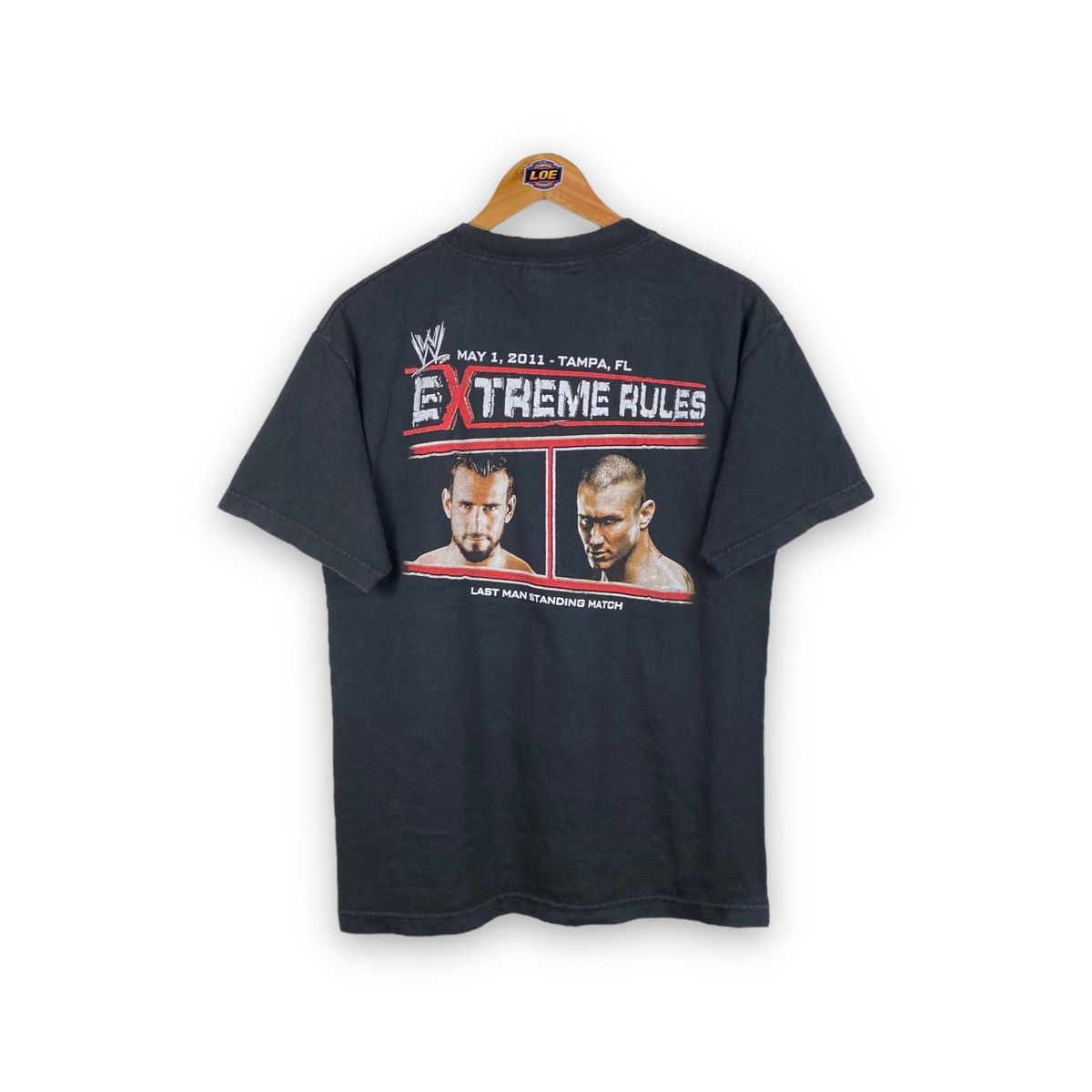 WWE VINTAGE WWE 2011 EXTREME RULES T SHIRT WORLD WRESTLING Size US M / EU 48-50 / 2 - 11 Thumbnail