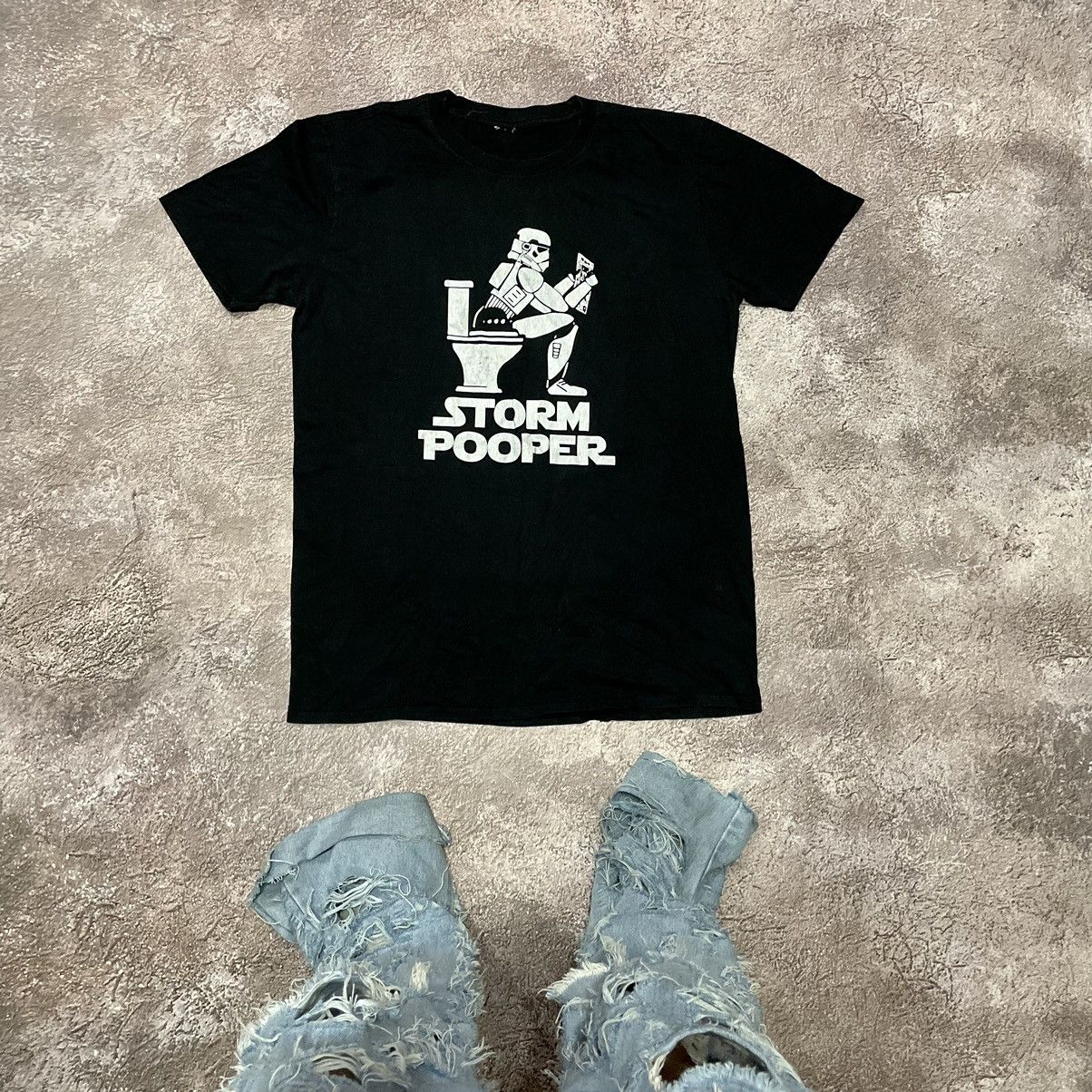 If Six Was Nine Vintage Y2K ADULT “Storm Pooper Dark Waider “ FUNNY BuyTee Size US M / EU 48-50 / 2 - 1 Thumbnail