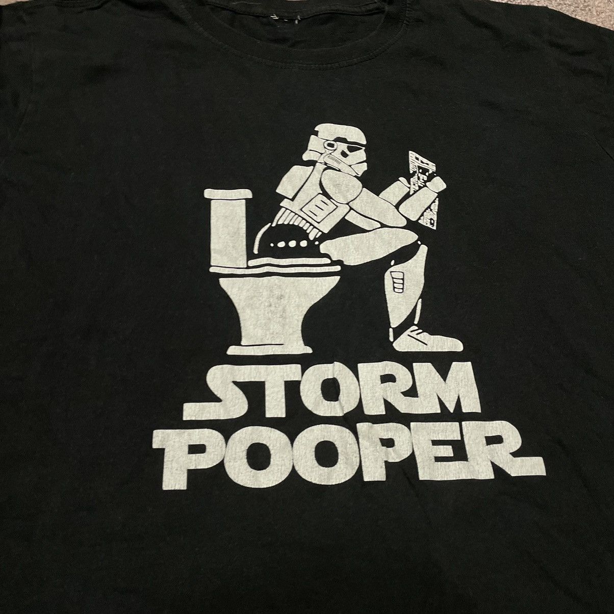 If Six Was Nine Vintage Y2K ADULT “Storm Pooper Dark Waider “ FUNNY BuyTee Size US M / EU 48-50 / 2 - 6 Thumbnail