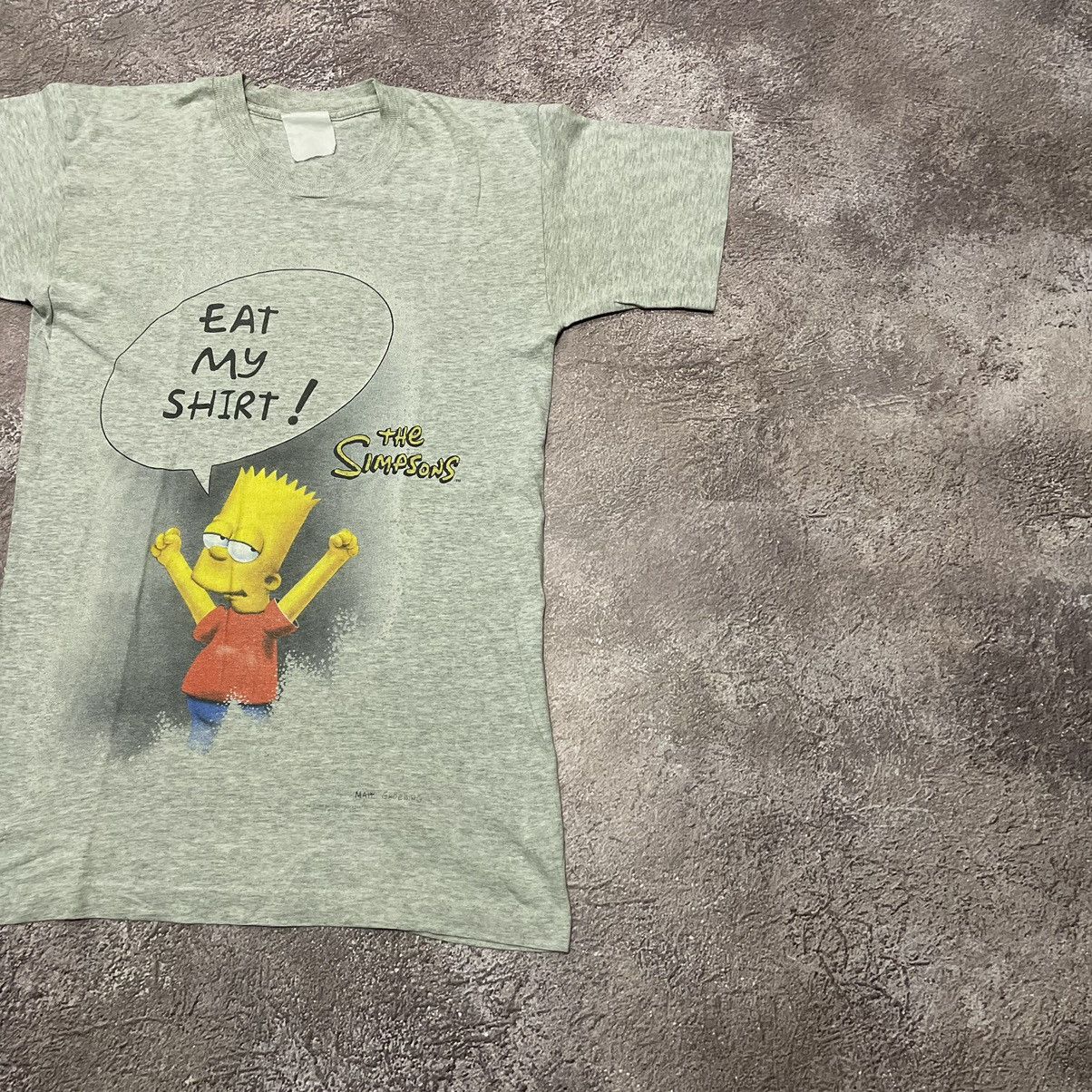 Vintage Vintage Y2K Bart Simpson Graphic Tee Sun Faded Skate Slim S Size US S / EU 44-46 / 1 - 3 Thumbnail