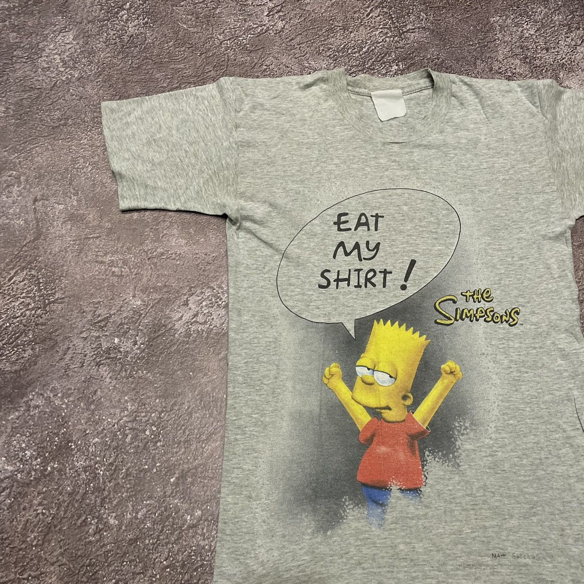 Vintage Vintage Y2K Bart Simpson Graphic Tee Sun Faded Skate Slim S Size US S / EU 44-46 / 1 - 4 Thumbnail