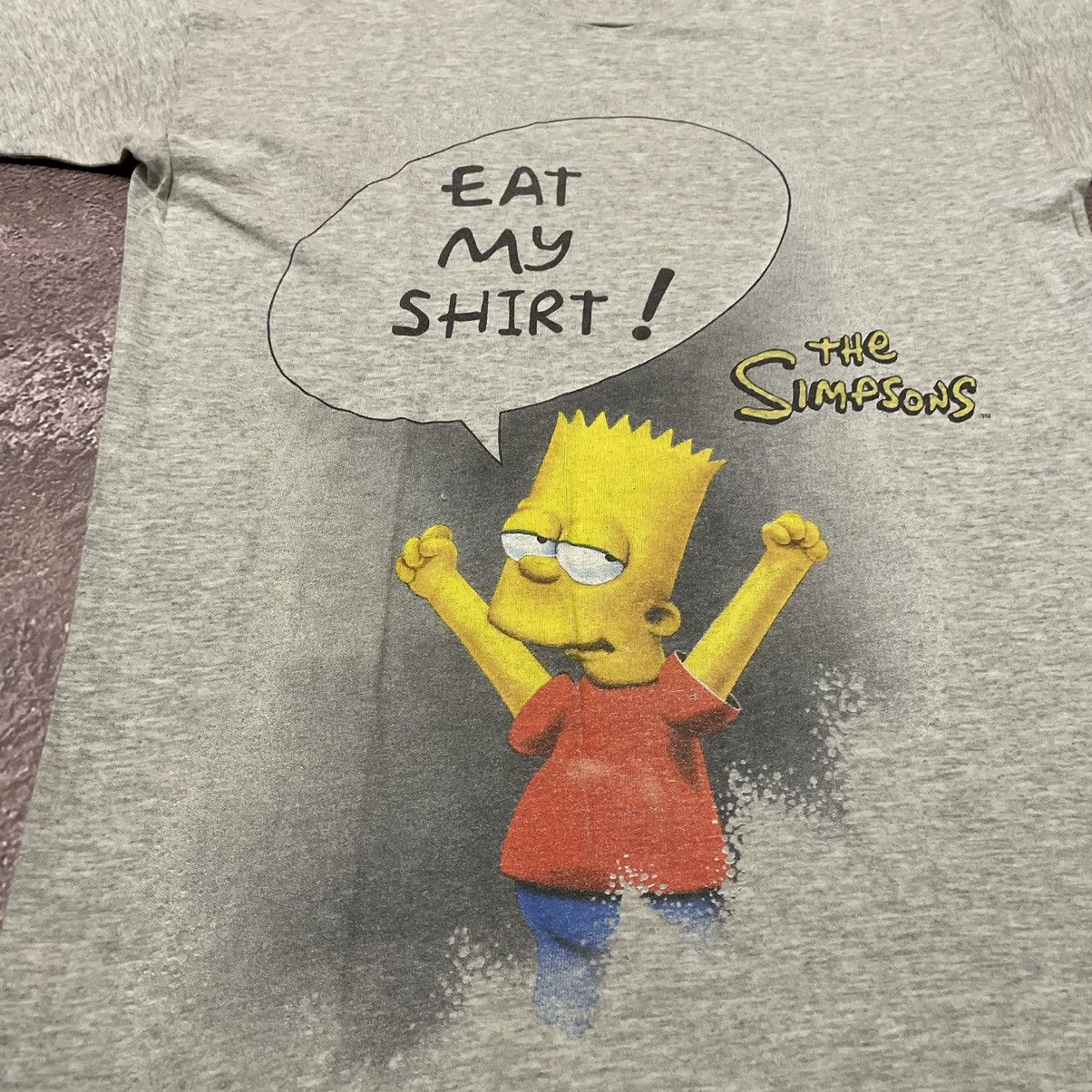 Vintage Vintage Y2K Bart Simpson Graphic Tee Sun Faded Skate Slim S Size US S / EU 44-46 / 1 - 6 Thumbnail
