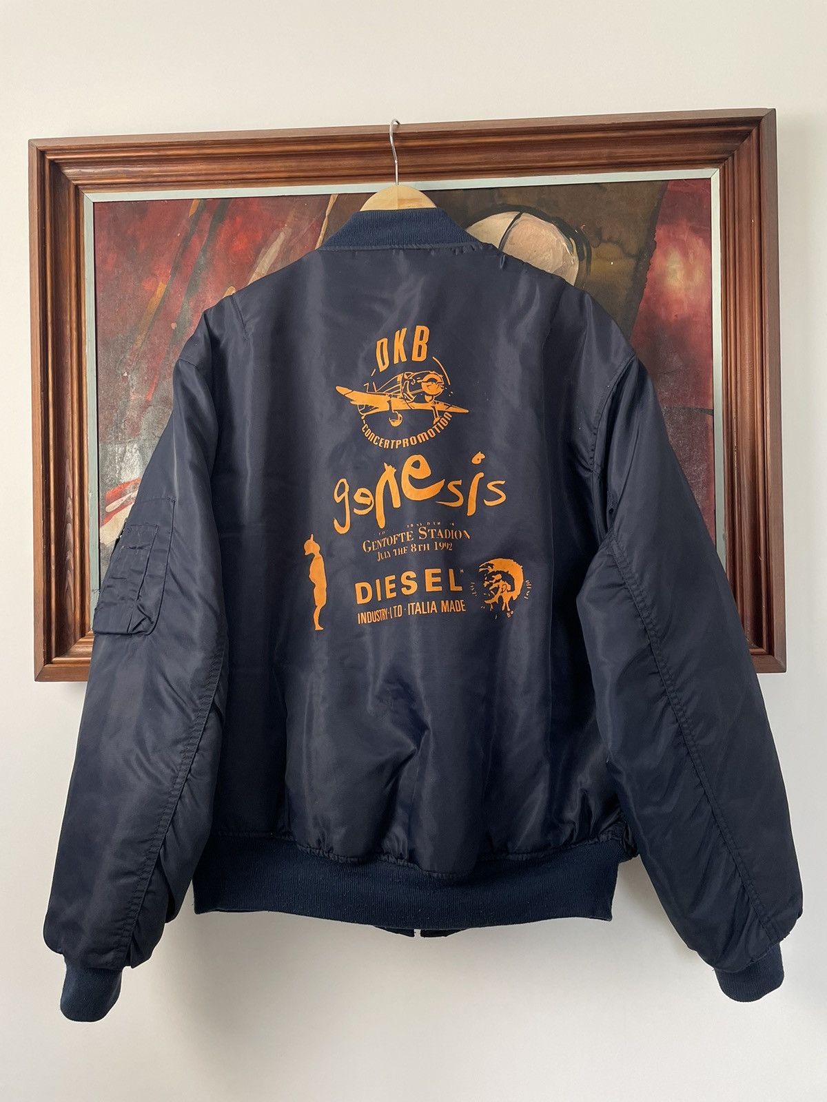 Ma1 Flyer Vintage 90s Nylon Bomber Jacket Boxy Fit Oversize