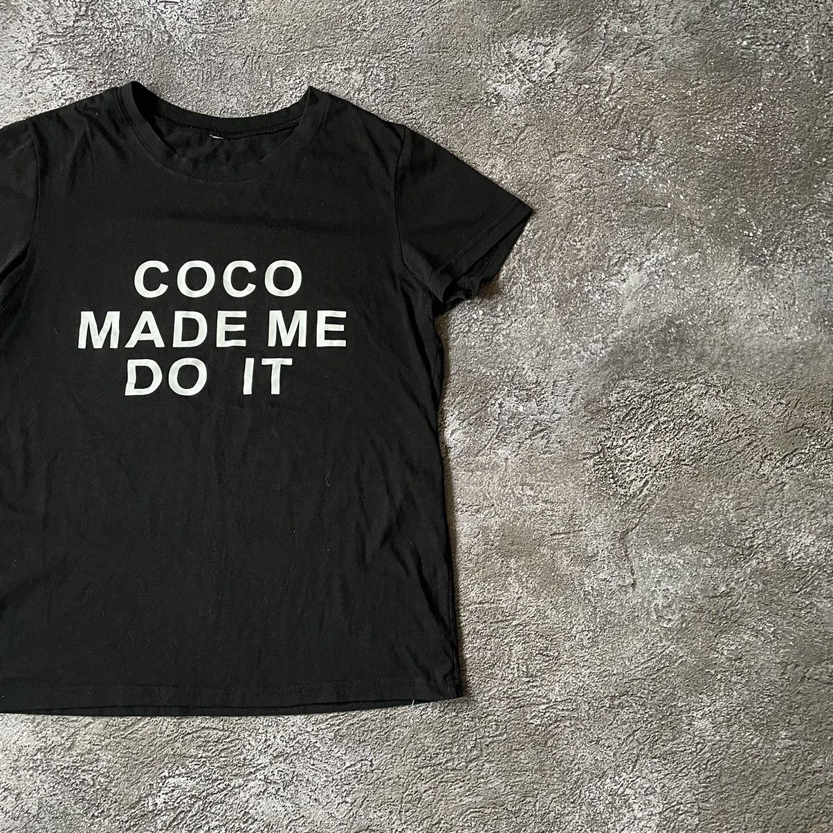 Vintage Vintage Y2K ADULT “ COCAINE MAKE ME DO IT COCO“ FUNNY BuyTee Size US S / EU 44-46 / 1 - 3 Thumbnail