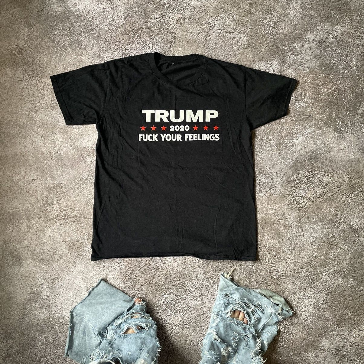 Vintage Y2K Graphic Tee Political Streetwear Thrashed Black Boxy M Size US M / EU 48-50 / 2 - 1 Thumbnail