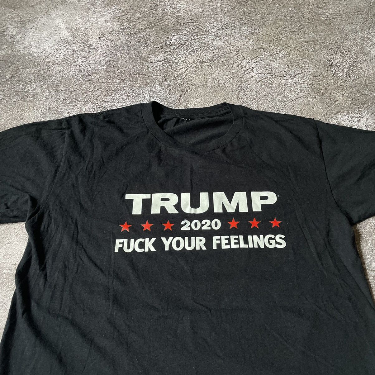 Vintage Y2K Graphic Tee Political Streetwear Thrashed Black Boxy M Size US M / EU 48-50 / 2 - 2 Thumbnail