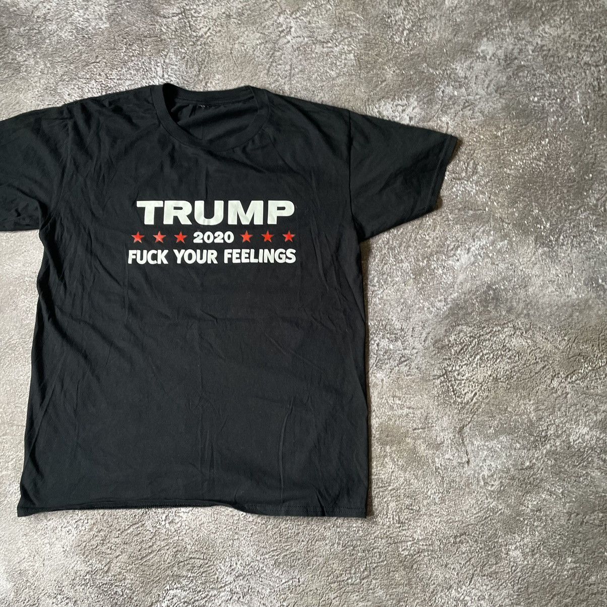 Vintage Y2K Graphic Tee Political Streetwear Thrashed Black Boxy M Size US M / EU 48-50 / 2 - 4 Thumbnail