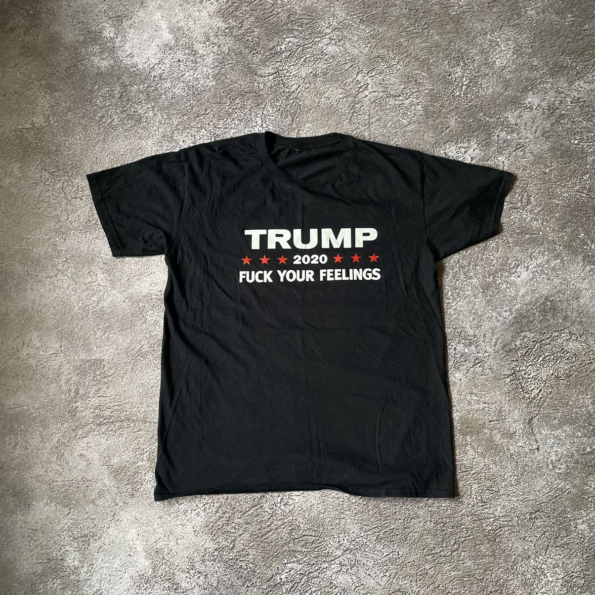 Vintage Y2K Graphic Tee Political Streetwear Thrashed Black Boxy M Size US M / EU 48-50 / 2 - 3 Thumbnail