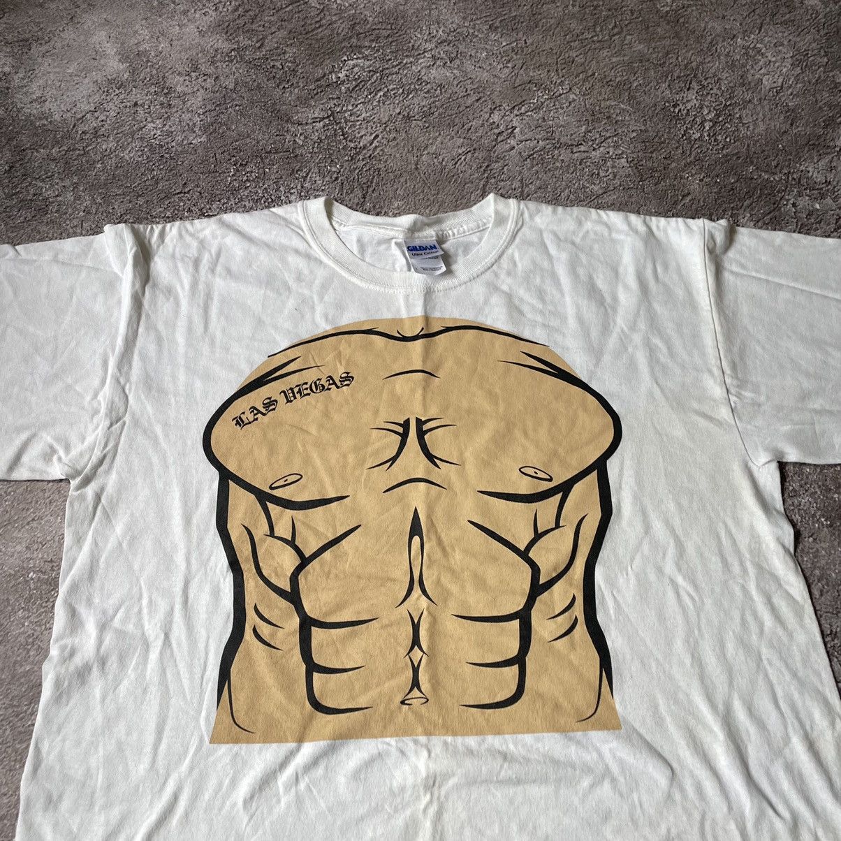 Vintage Vintage Y2K ADULT “ SEXY BODY LAS VEGAS PORNO “ FUNNY BuyTee Size US XL / EU 56 / 4 - 5 Thumbnail