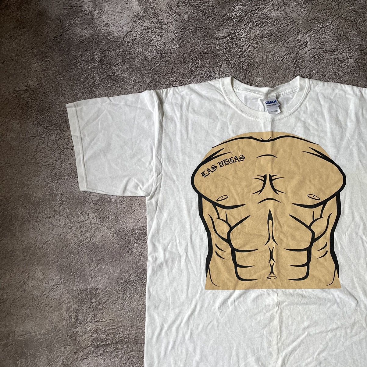 Vintage Vintage Y2K ADULT “ SEXY BODY LAS VEGAS PORNO “ FUNNY BuyTee Size US XL / EU 56 / 4 - 4 Thumbnail