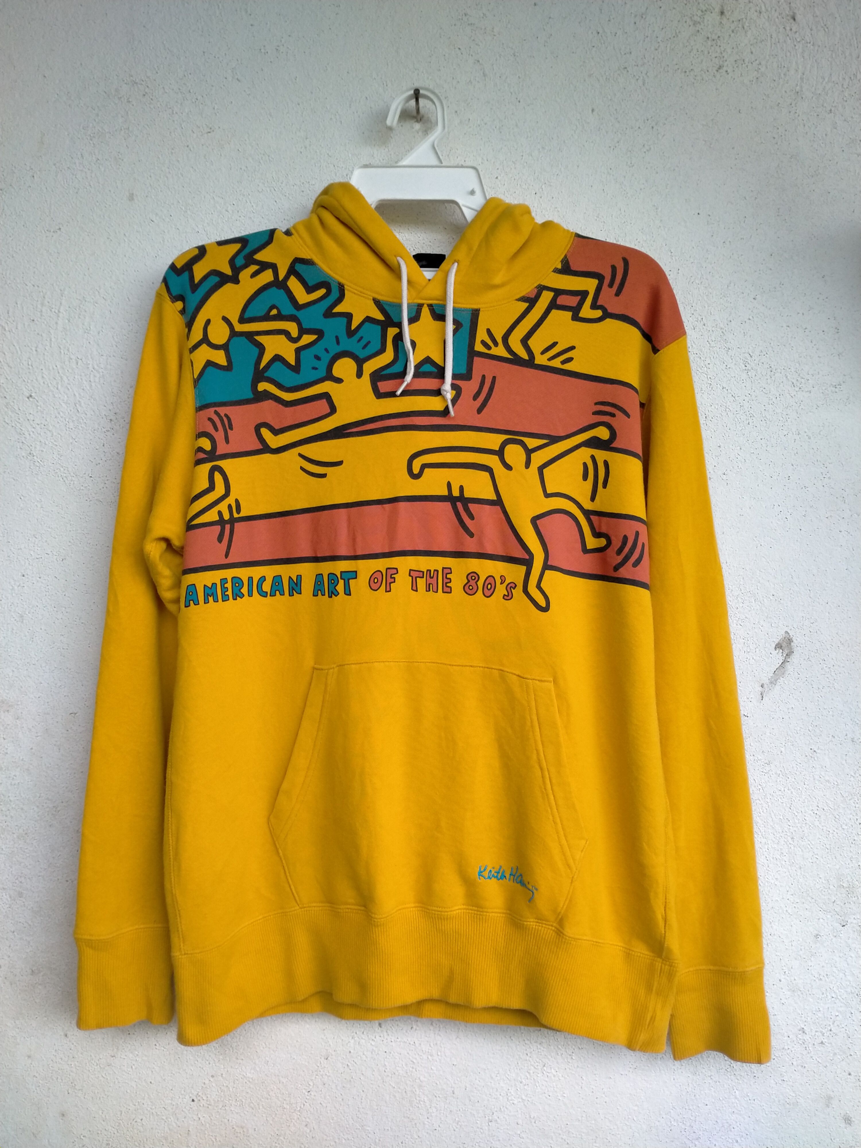 Japanese Brand × Keith Haring × Uniqlo Y2K Keith Haring American art X Uniqlo hoodie Size US M / EU 48-50 / 2 - 1 Thumbnail