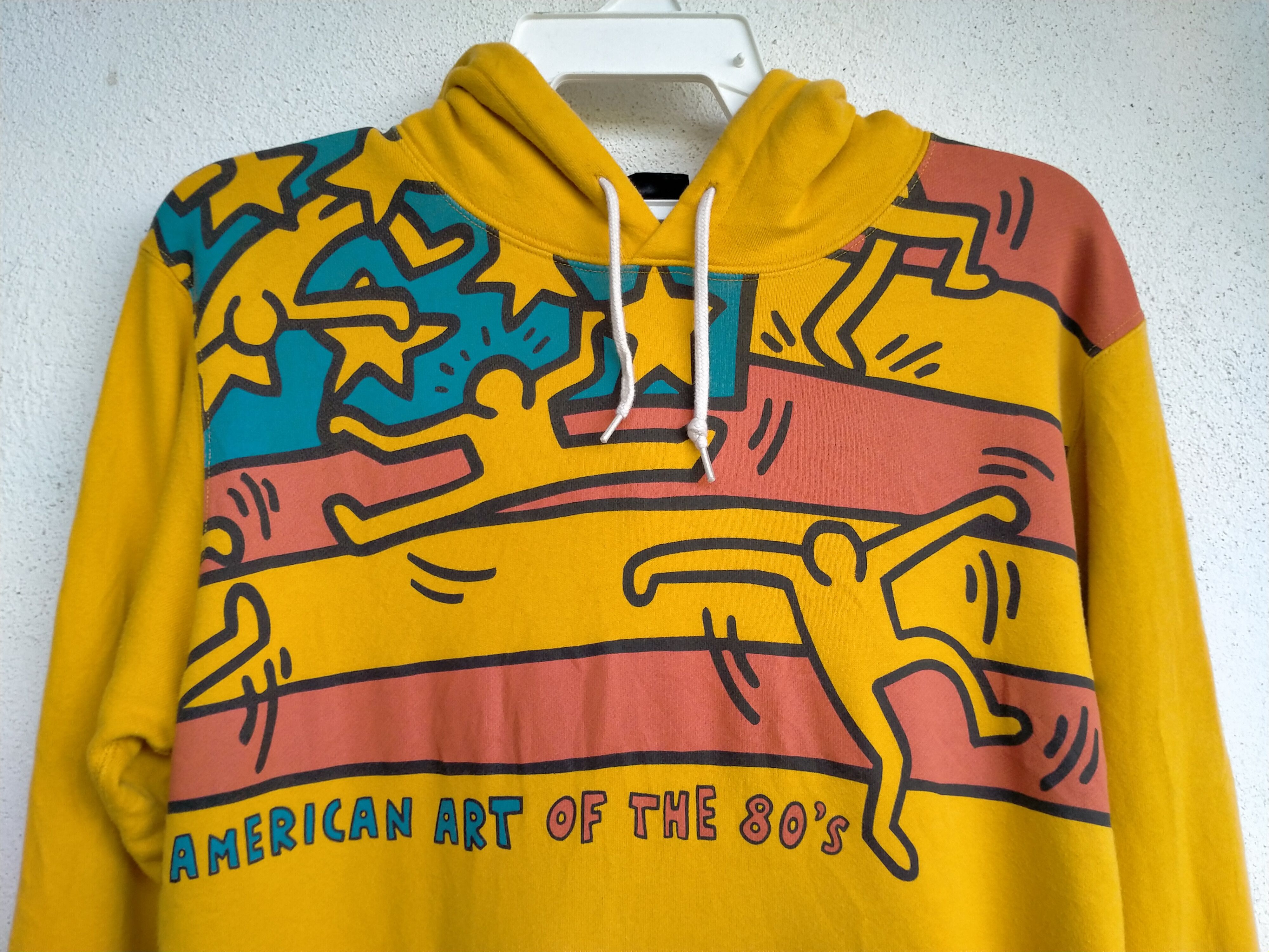 Japanese Brand × Keith Haring × Uniqlo Y2K Keith Haring American art X Uniqlo hoodie Size US M / EU 48-50 / 2 - 3 Thumbnail