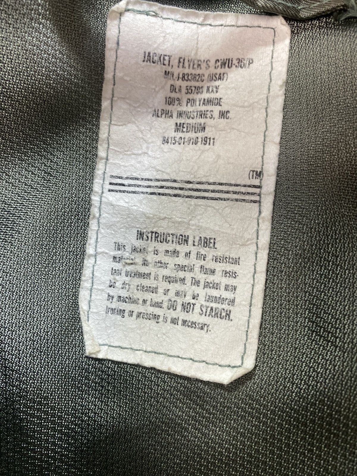 Alpha Industries Vintage Alpha Industries Fryer’s Jacket CWU-36/P Size US M / EU 48-50 / 2 - 8 Thumbnail