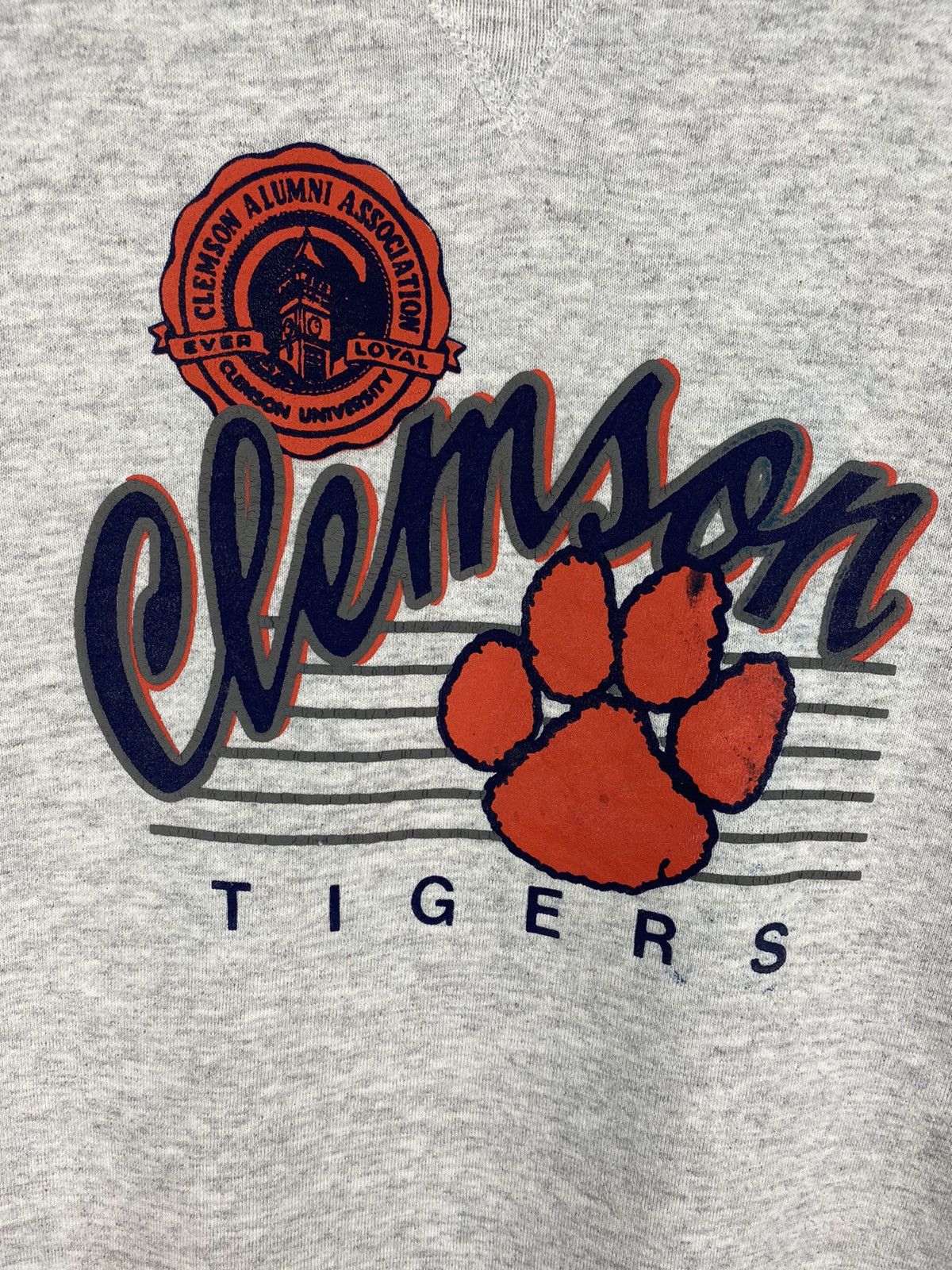 Russell Athletic Vintage Clemson Tigers Sweatshirt Size US XL / EU 56 / 4 - 7 Thumbnail