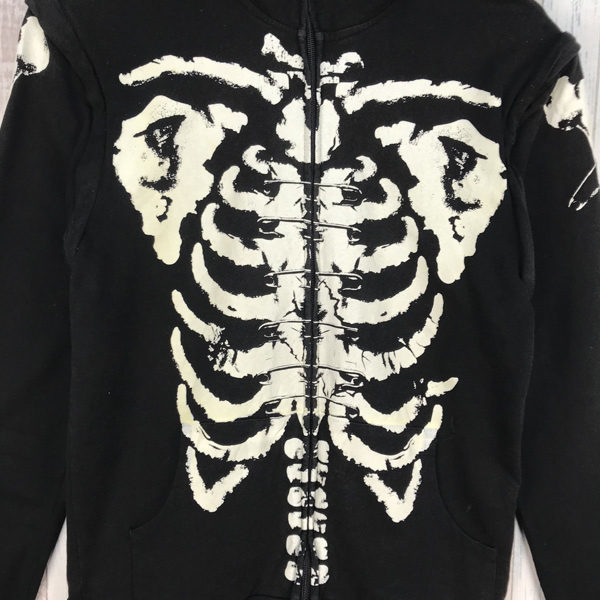 If Six Was Nine Skeleton Hoodies Glow In The Dark Like Kapital Size US S / EU 44-46 / 1 - 4 Thumbnail