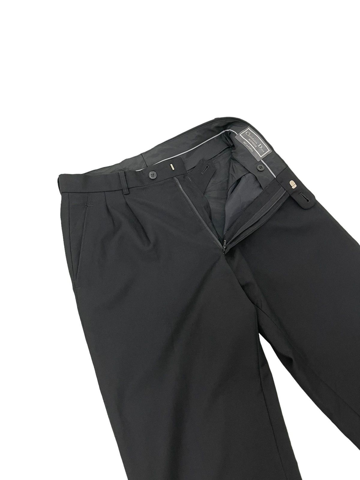 Christian Dior Monsieur Wide Wool Trouser Vtg Christian Dior 2🟦8 Size US 30 / EU 46 - 1 Thumbnail