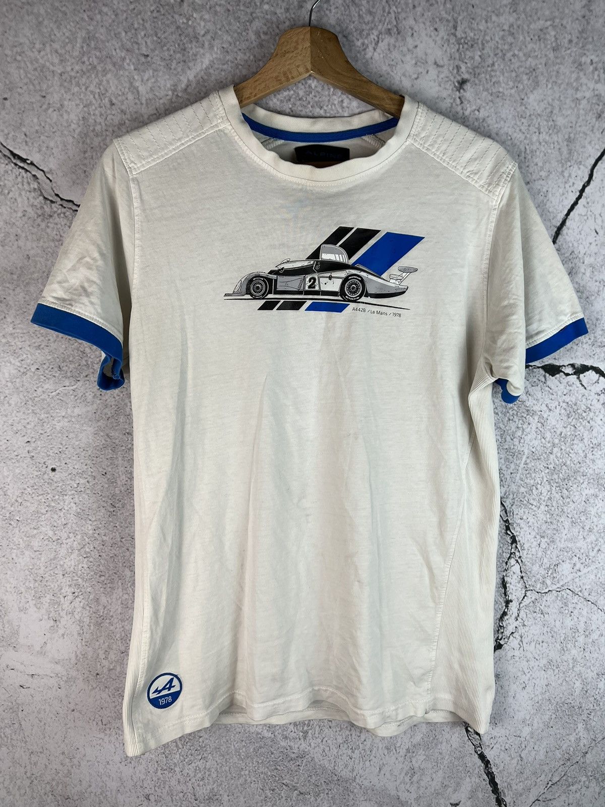 Vintage Vintage ALPINE Le Mans Formula uno 1978 racing tshirt Size US M / EU 48-50 / 2 - 1 Thumbnail