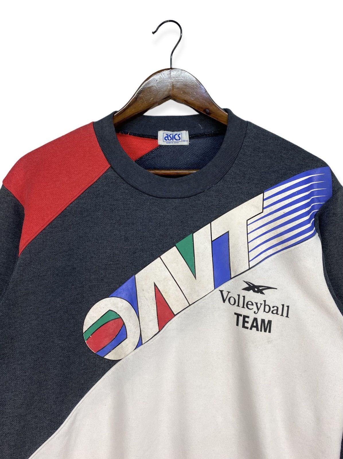 Asics Vintage Asics Volleyball Team Sweatshirt Size US M / EU 48-50 / 2 - 2 Thumbnail