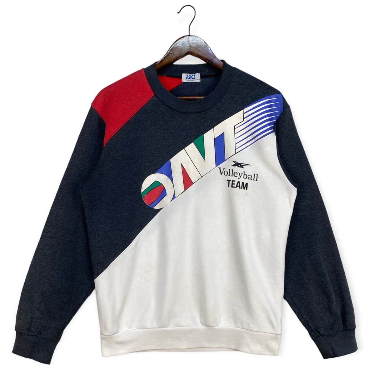 Asics Vintage Asics Volleyball Team Sweatshirt Size US M / EU 48-50 / 2 - 1 Thumbnail